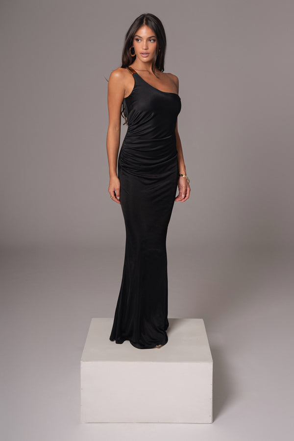 Black Birthday Maxi Dress