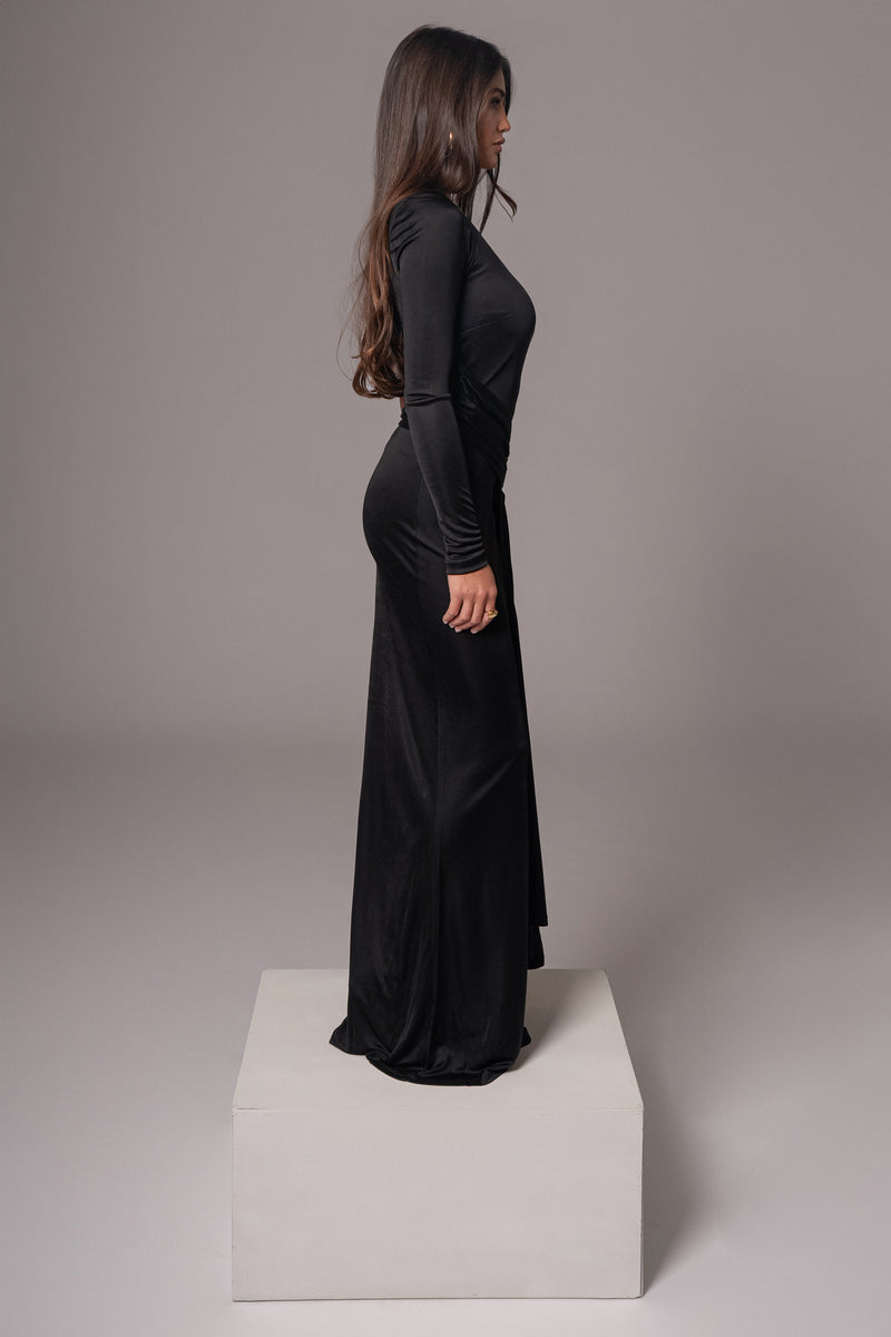 Black Muoi Maxi Dress