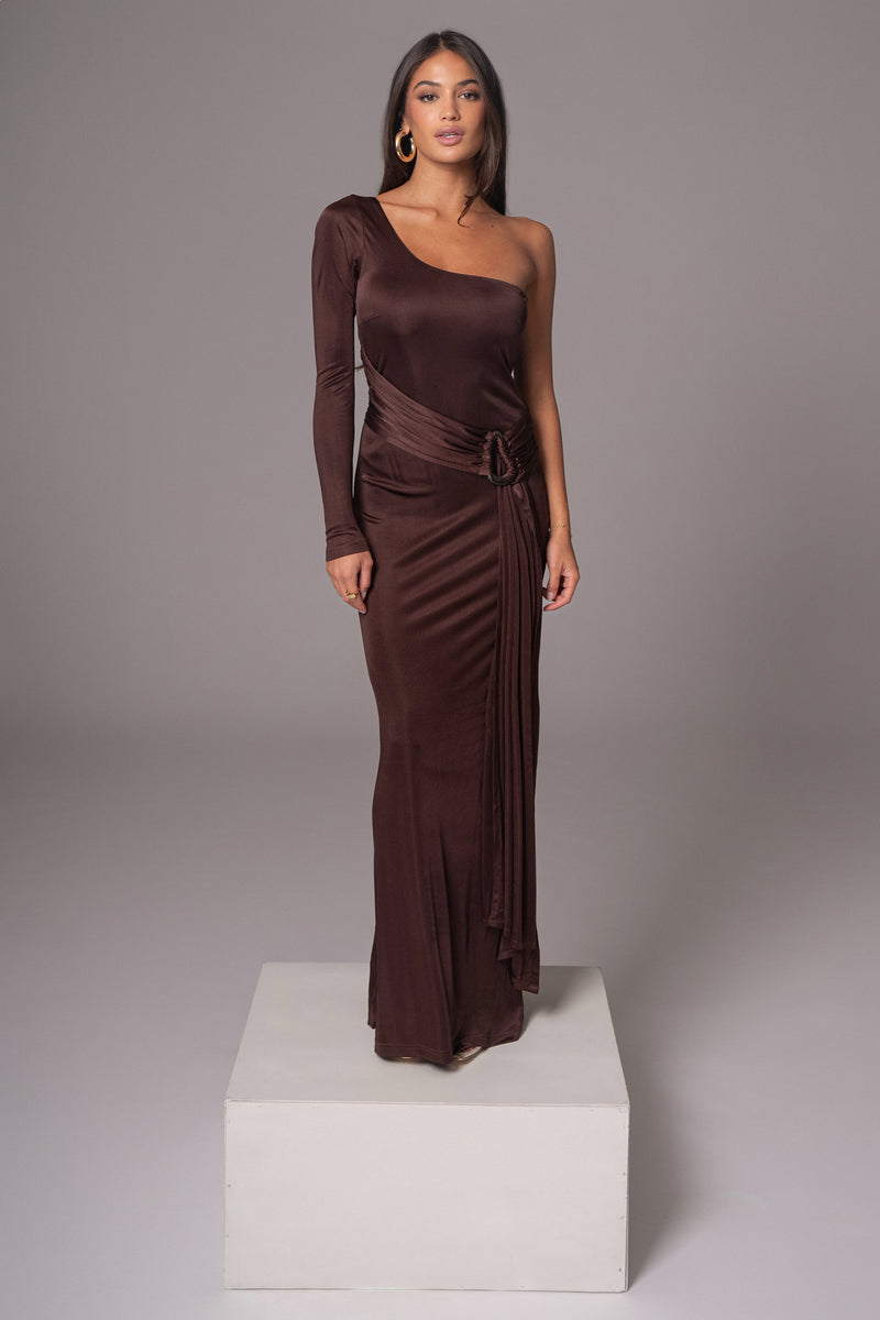 Robe Maxi Chocolat Muoi