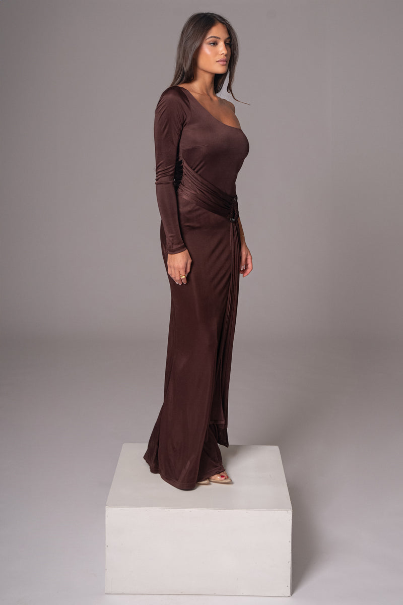 Robe Maxi Chocolat Muoi