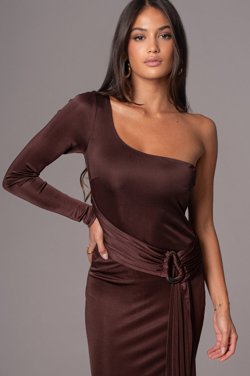 Chocolate Muoi Maxi Dress