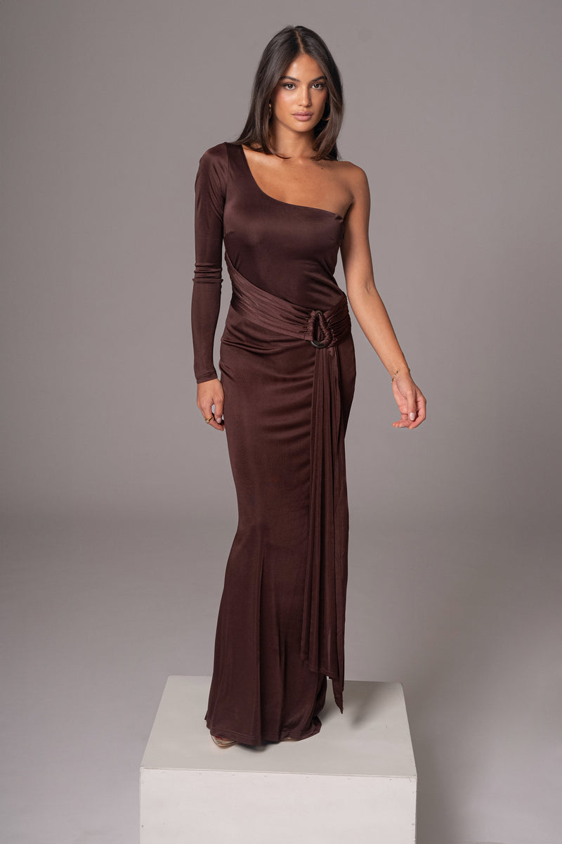 Robe Maxi Chocolat Muoi