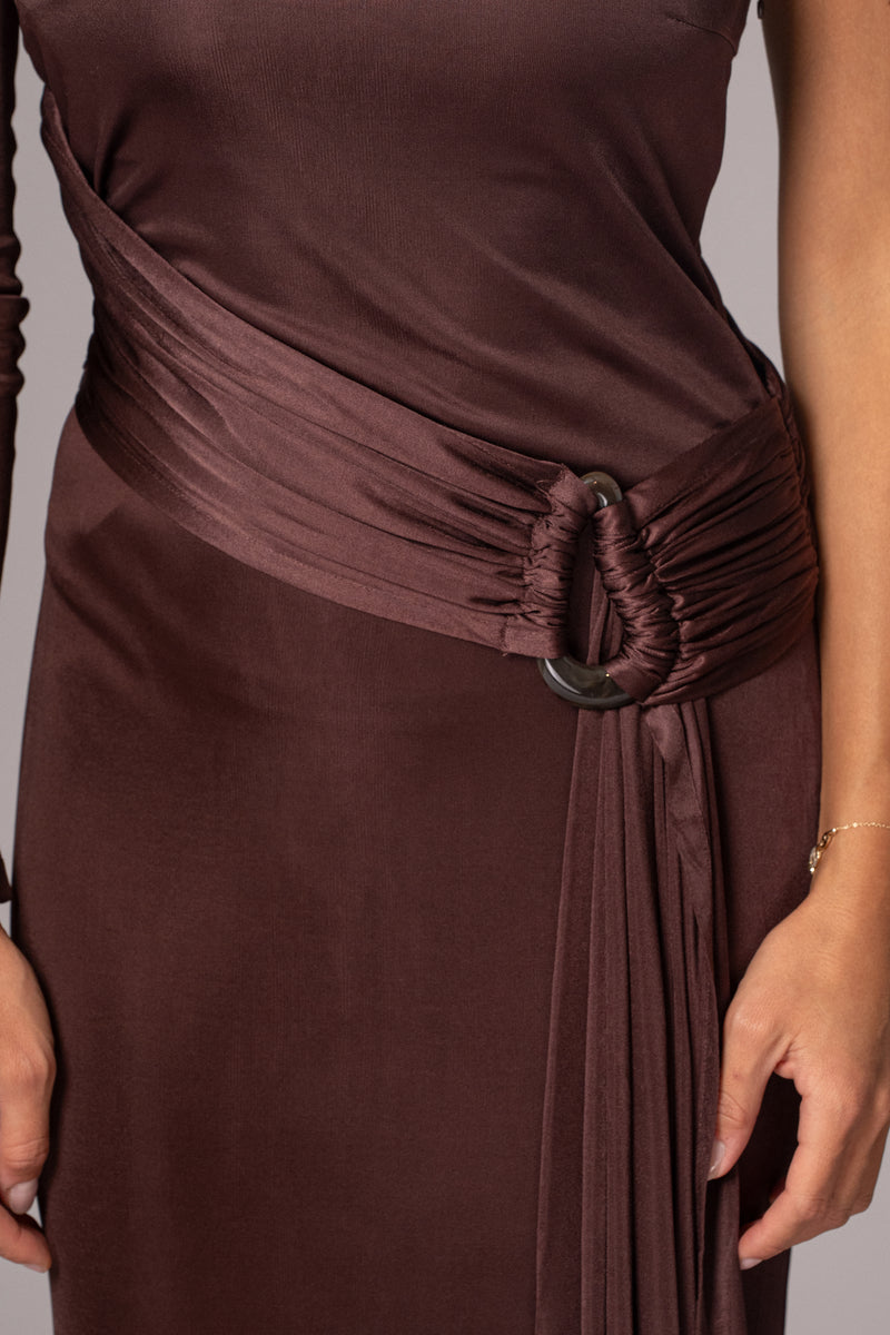 Chocolate Muoi Maxi Dress