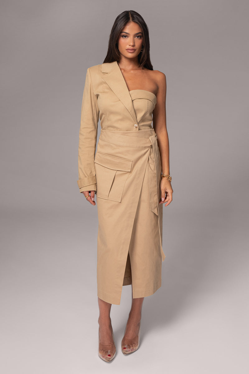 Khaki City Life Cargo Skirt