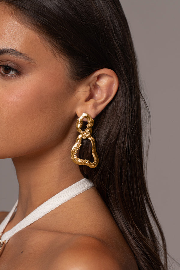 Gold Alora Earrings