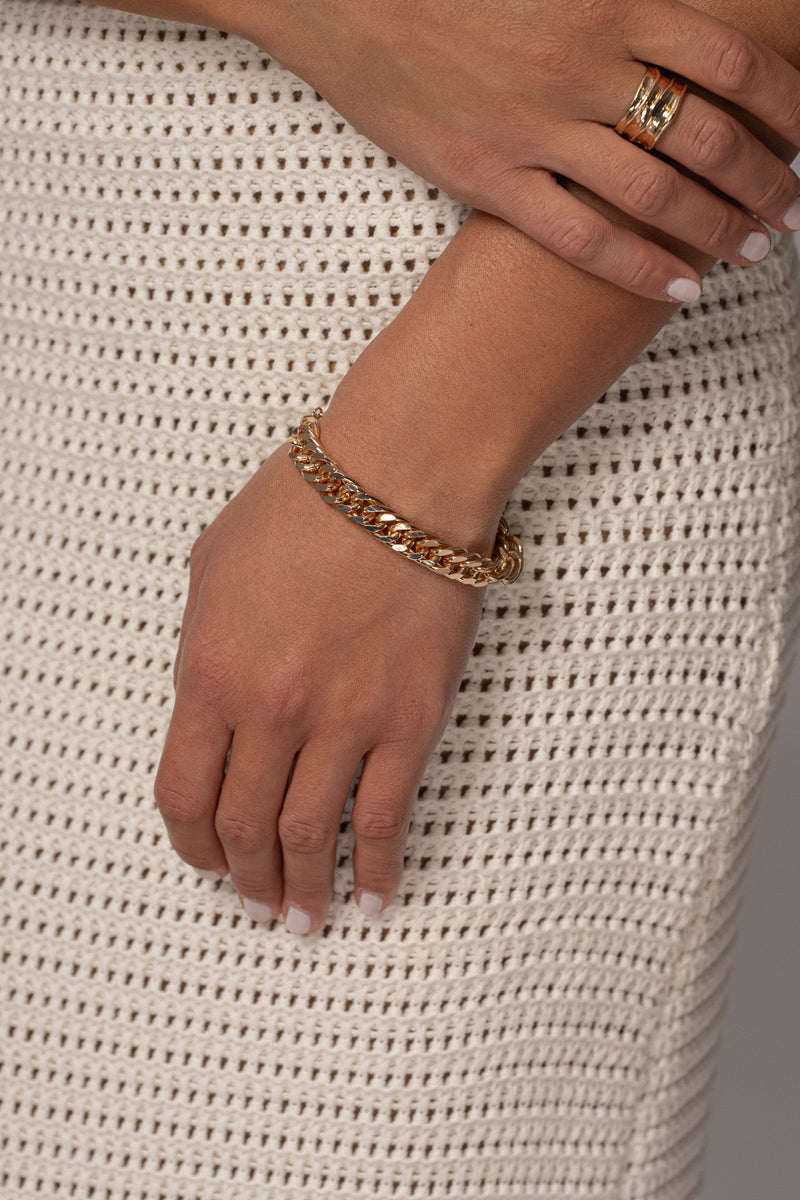 Gold Jones Chain Bracelet