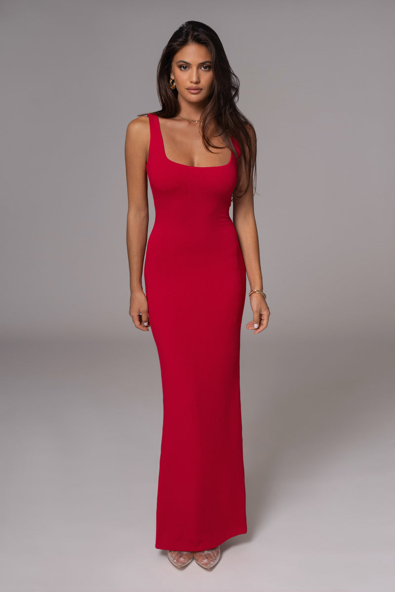 Red/Orange Keidi Reversible Maxi Dress