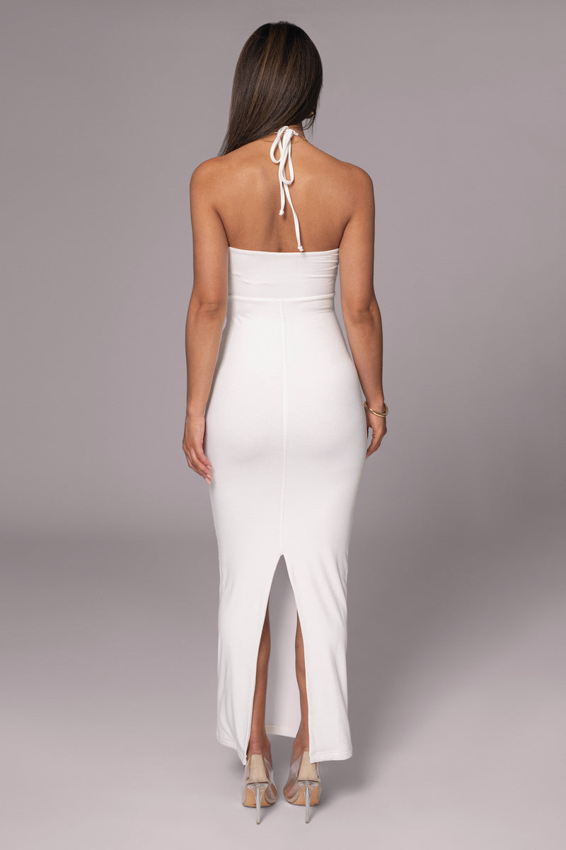 Robe Maxi Bloom Secret Blanche