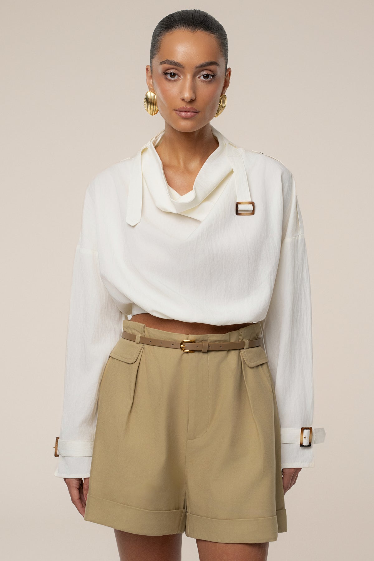Ivory Wanderlust Crop Top - JLUXLABEL