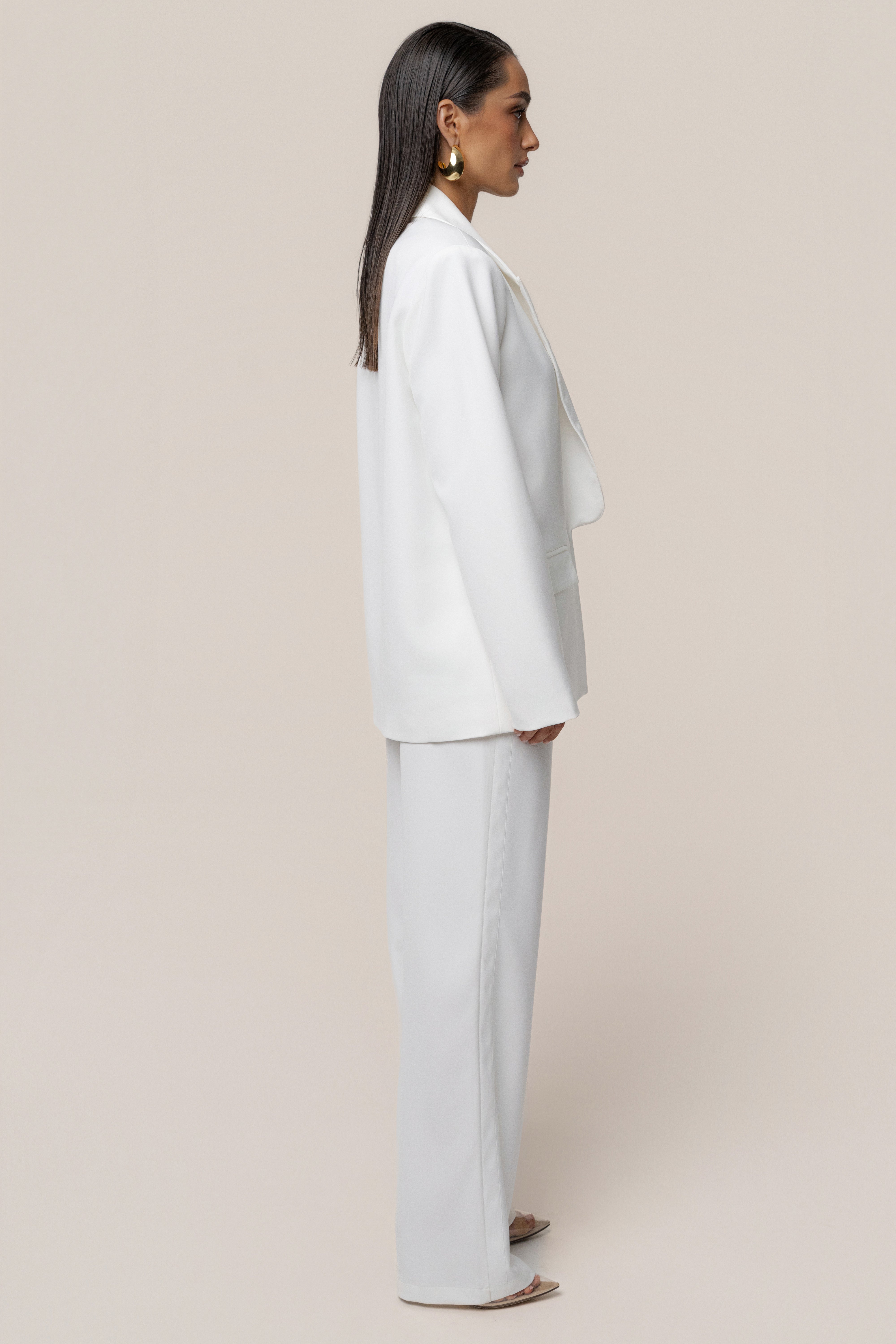 Ivory Suite Life Woven Blazer