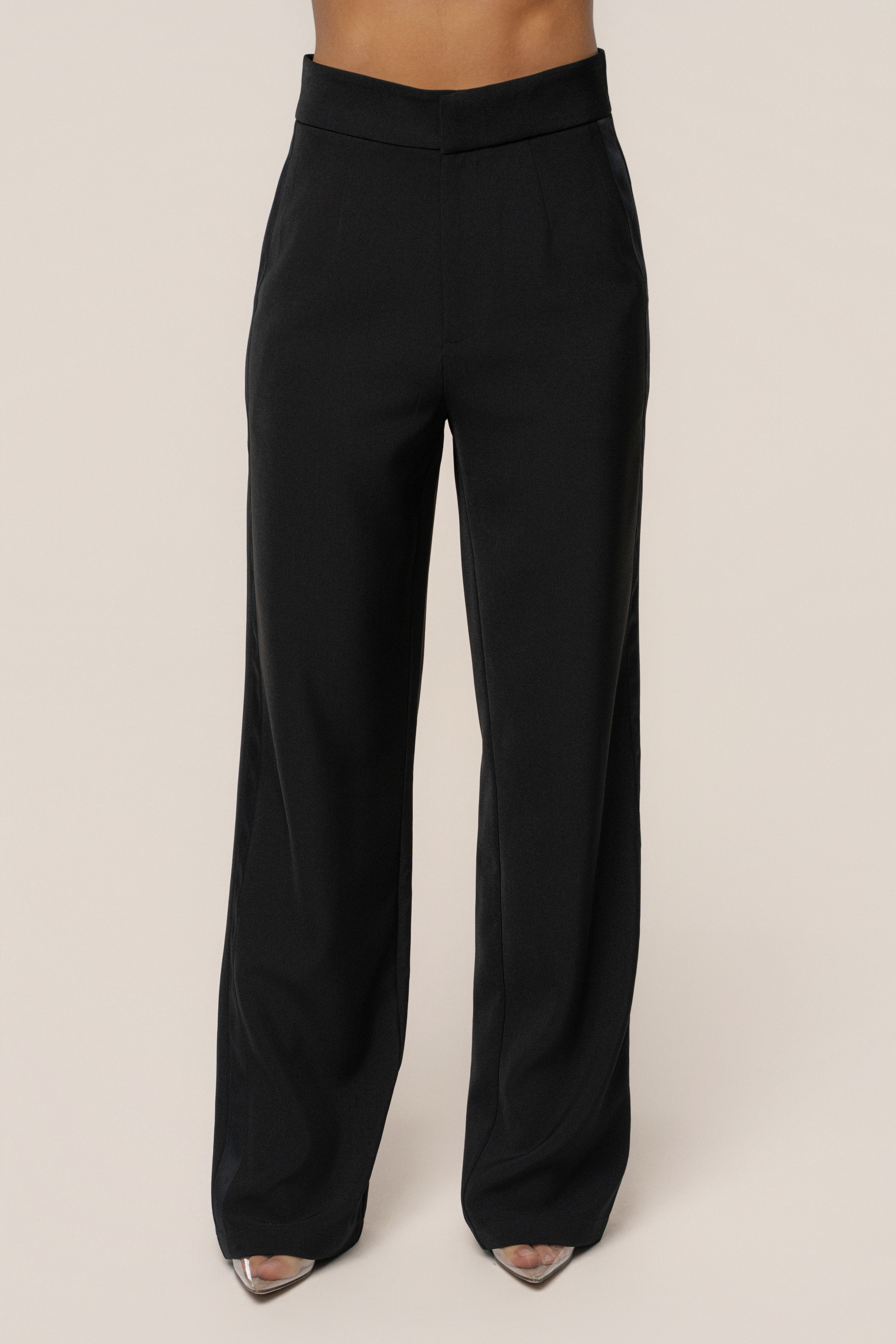 Black Suite Life Woven Pant - JLUXLABEL