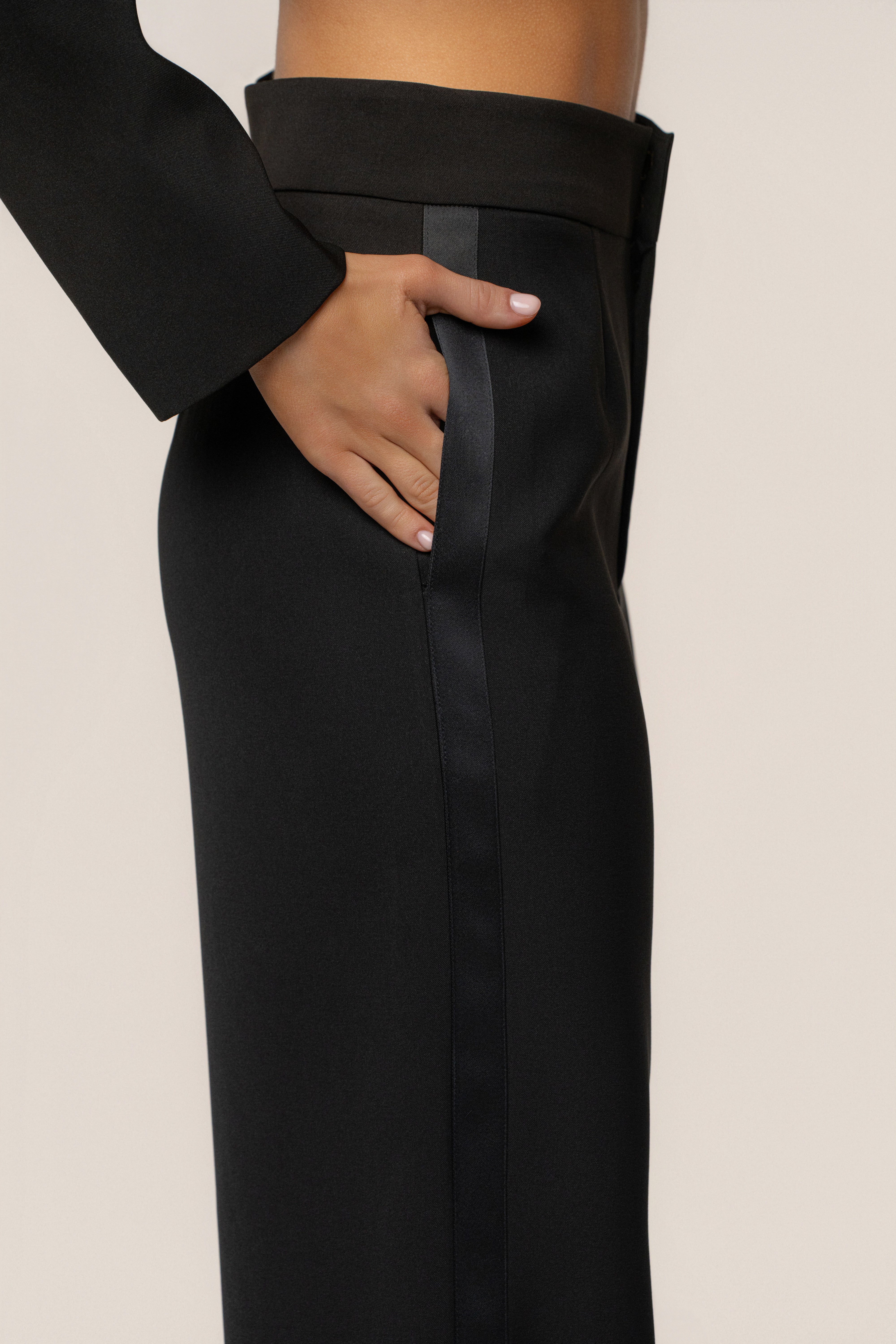 PRE-ORDER Black Suite Life Woven Pant