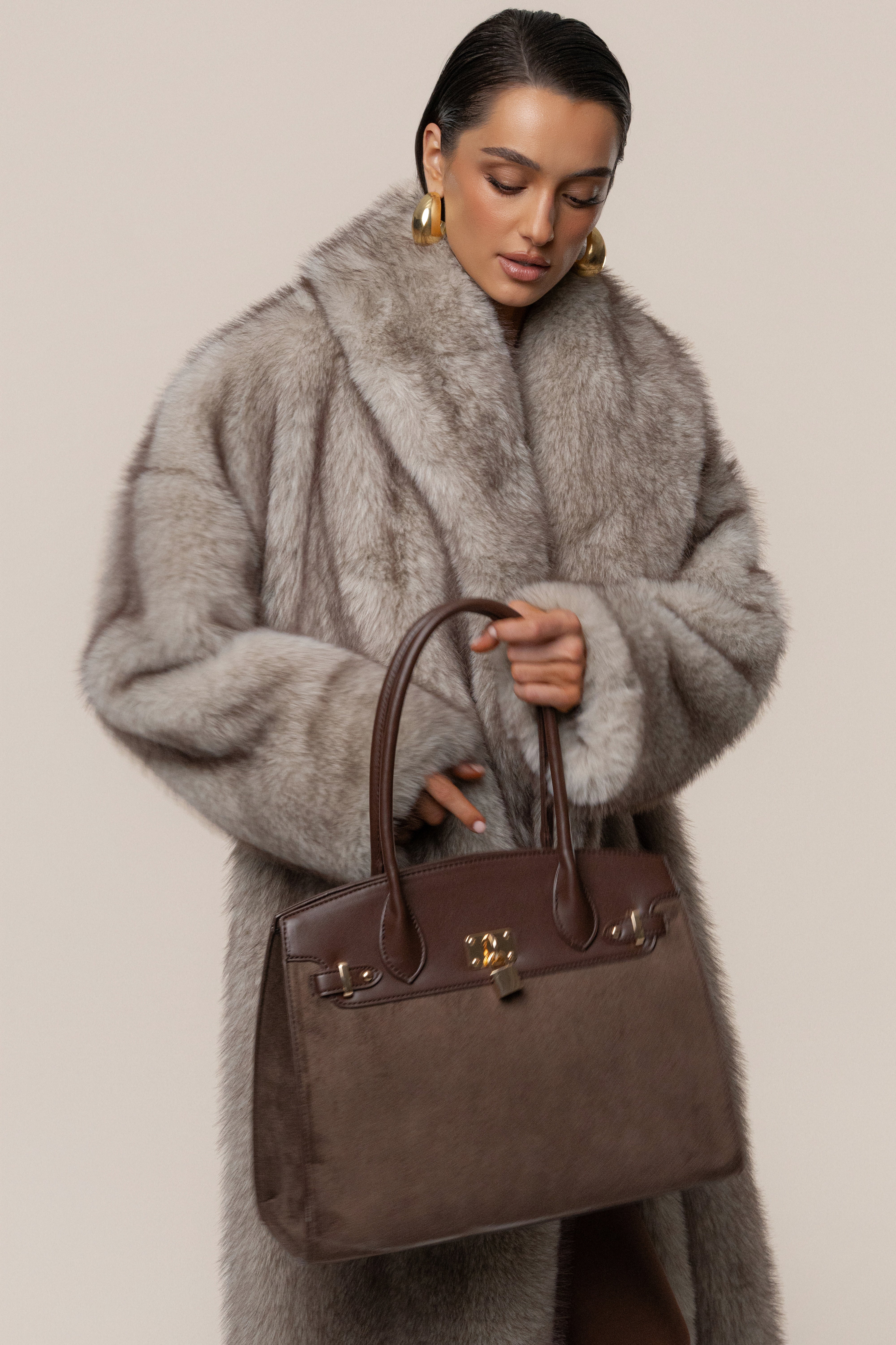 Chocolate Fifth Avenue Handbag Set