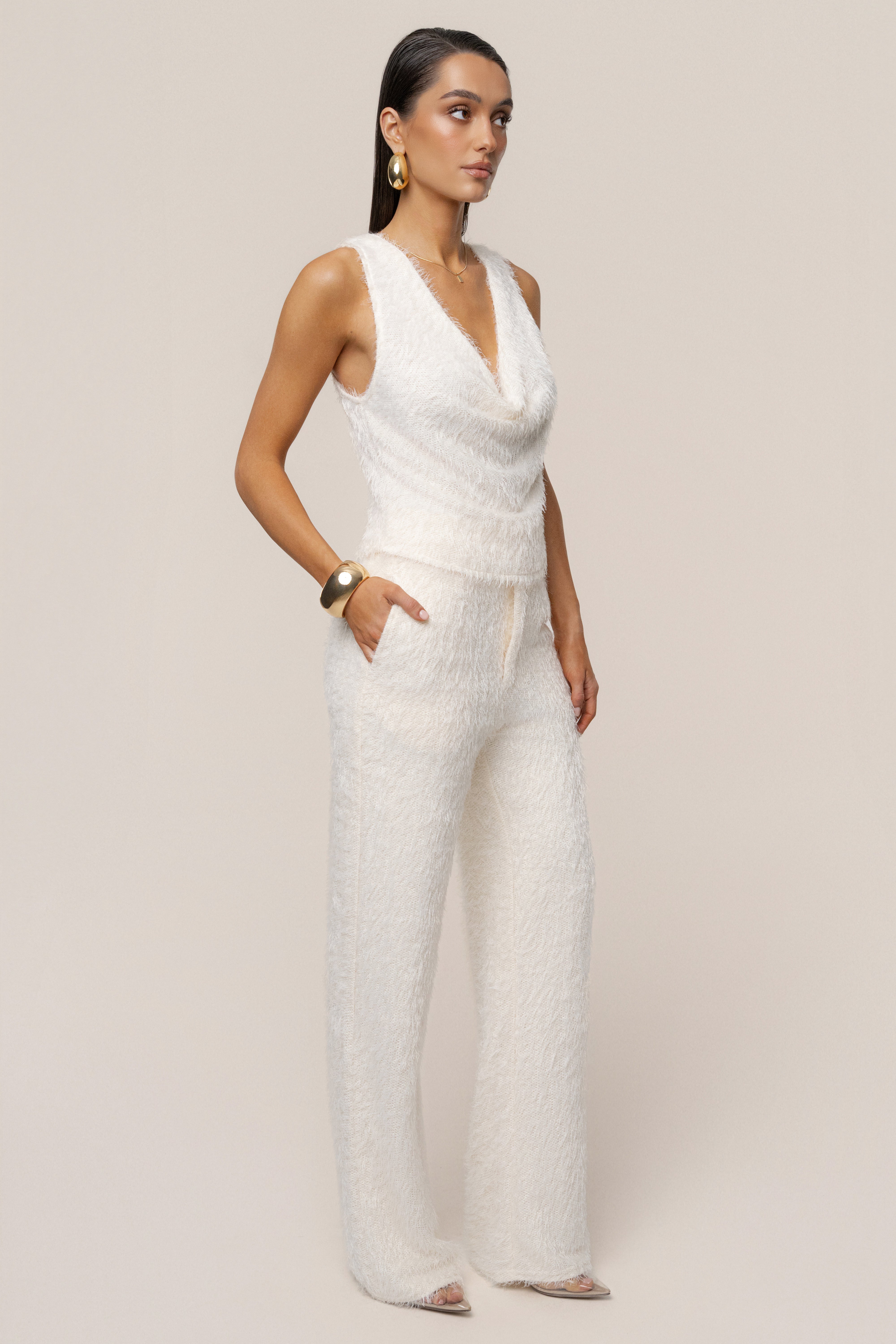 Cream Winter Haven Pant