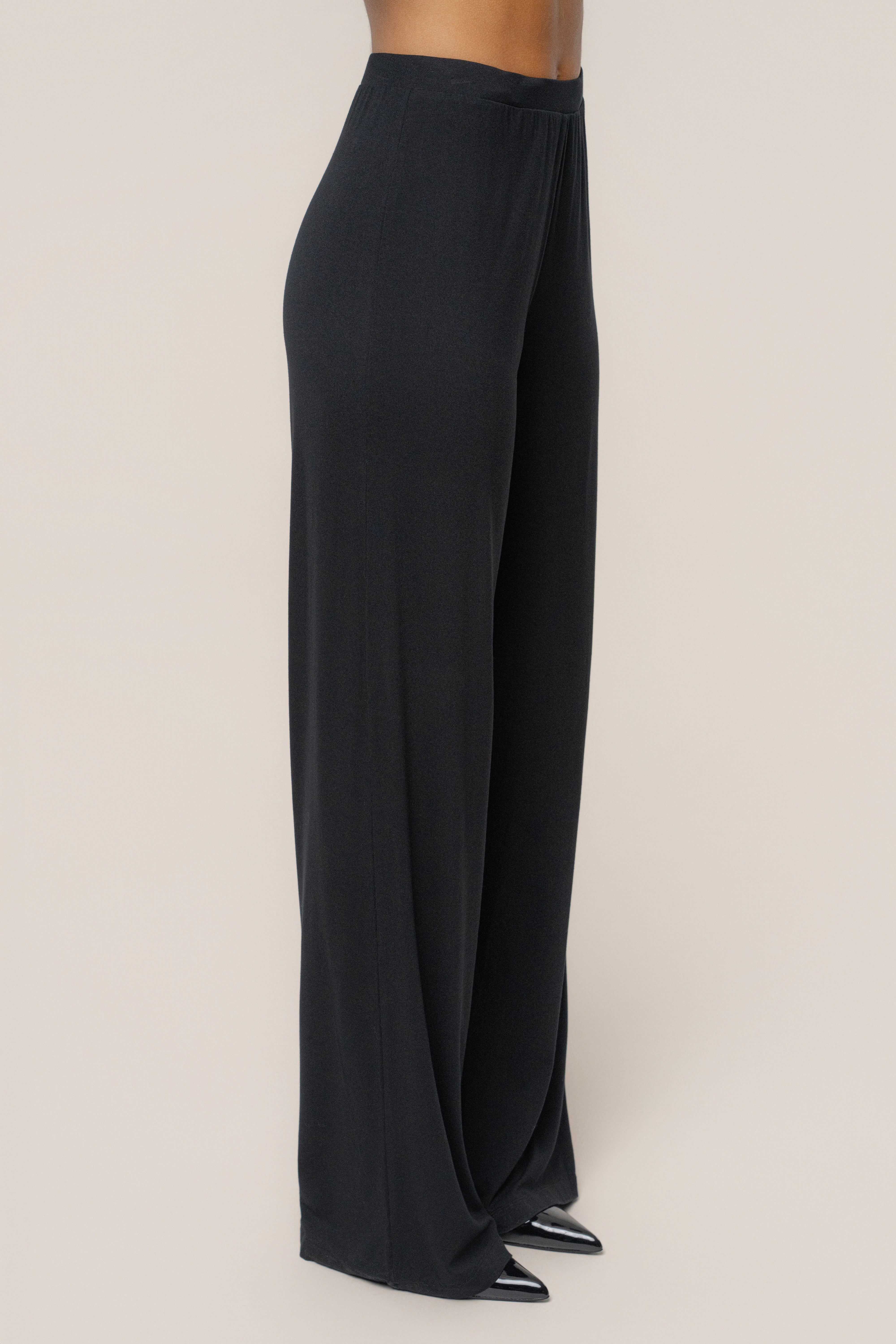 Black Winter Soirée Pant Set