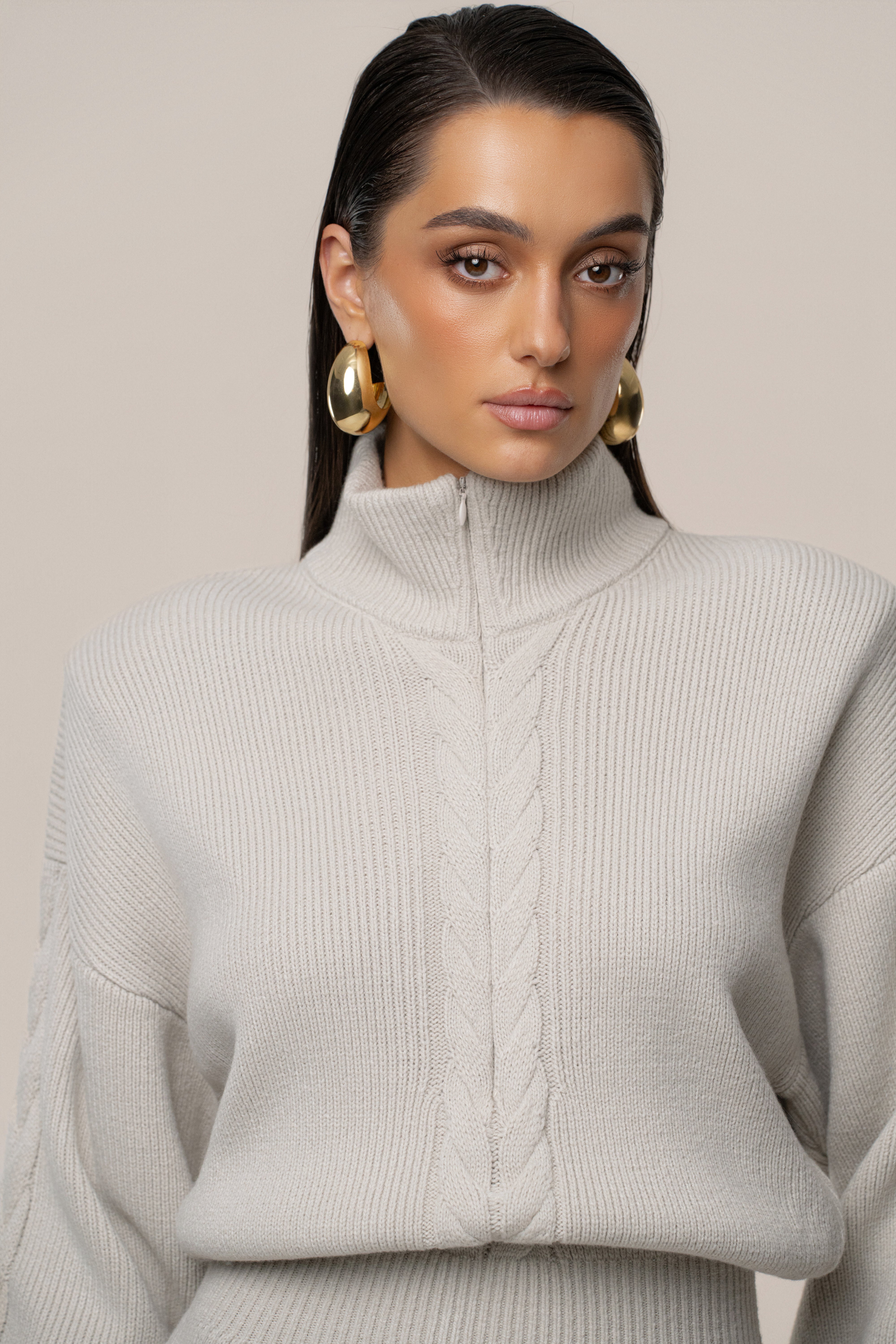 Stone Cozy Intentions Ribbed Dress