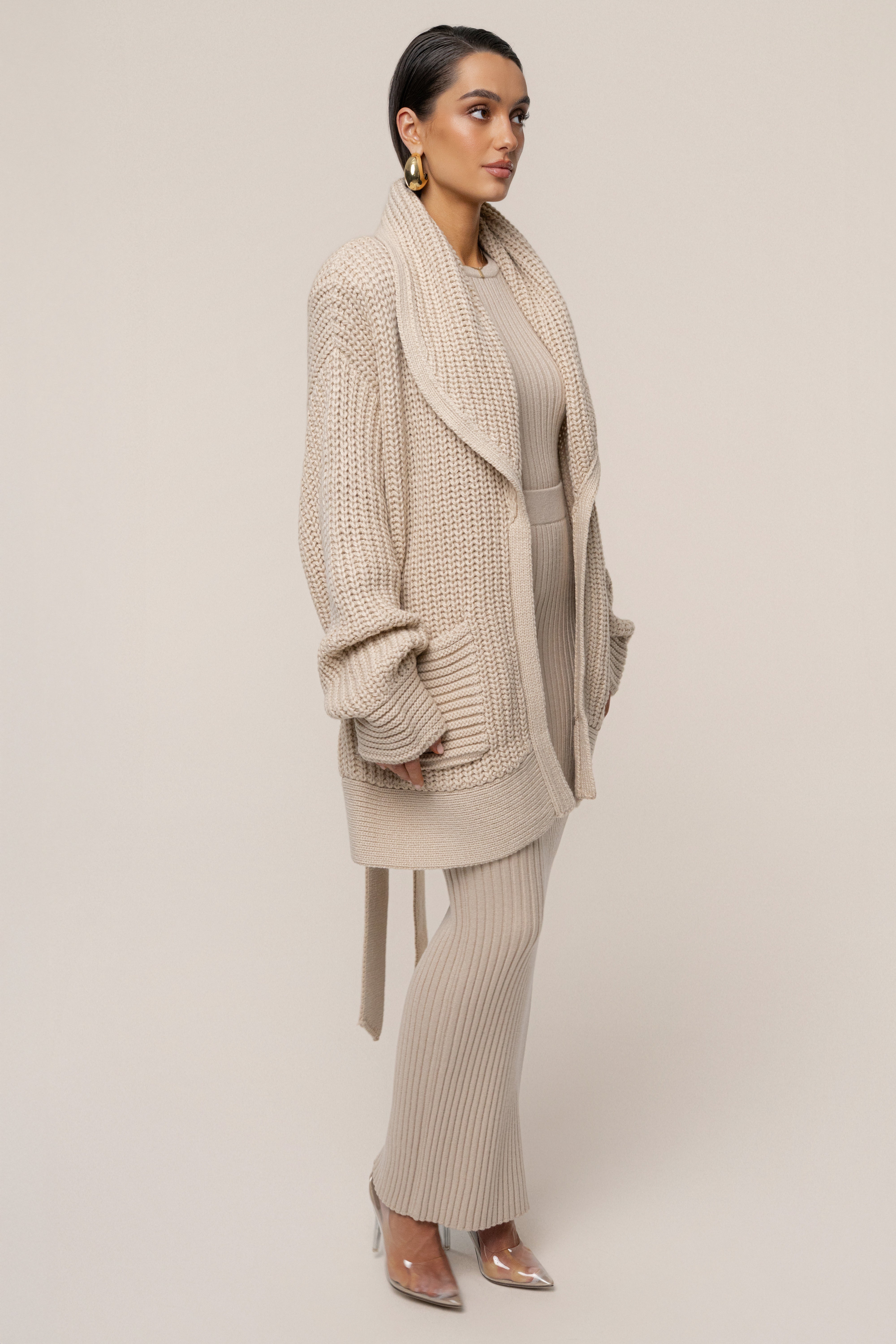 Stone Hazel Knit Cardigan