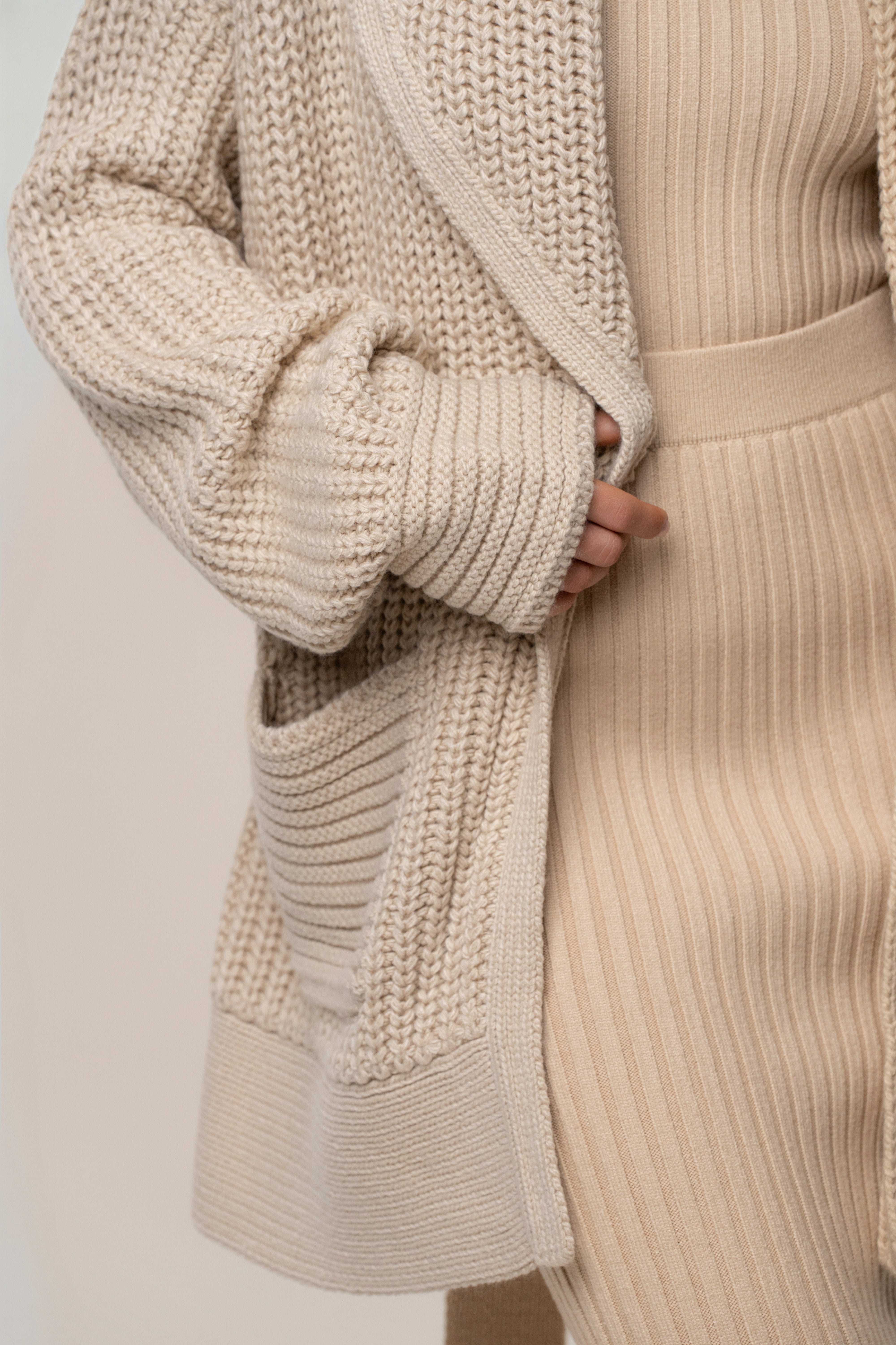トップス 03AW STONE  High neck Cardigan AW03 STONE ISLAND RIBBED COTTON-WOOL CARDIGAN (M/L) - Jazzy Badger