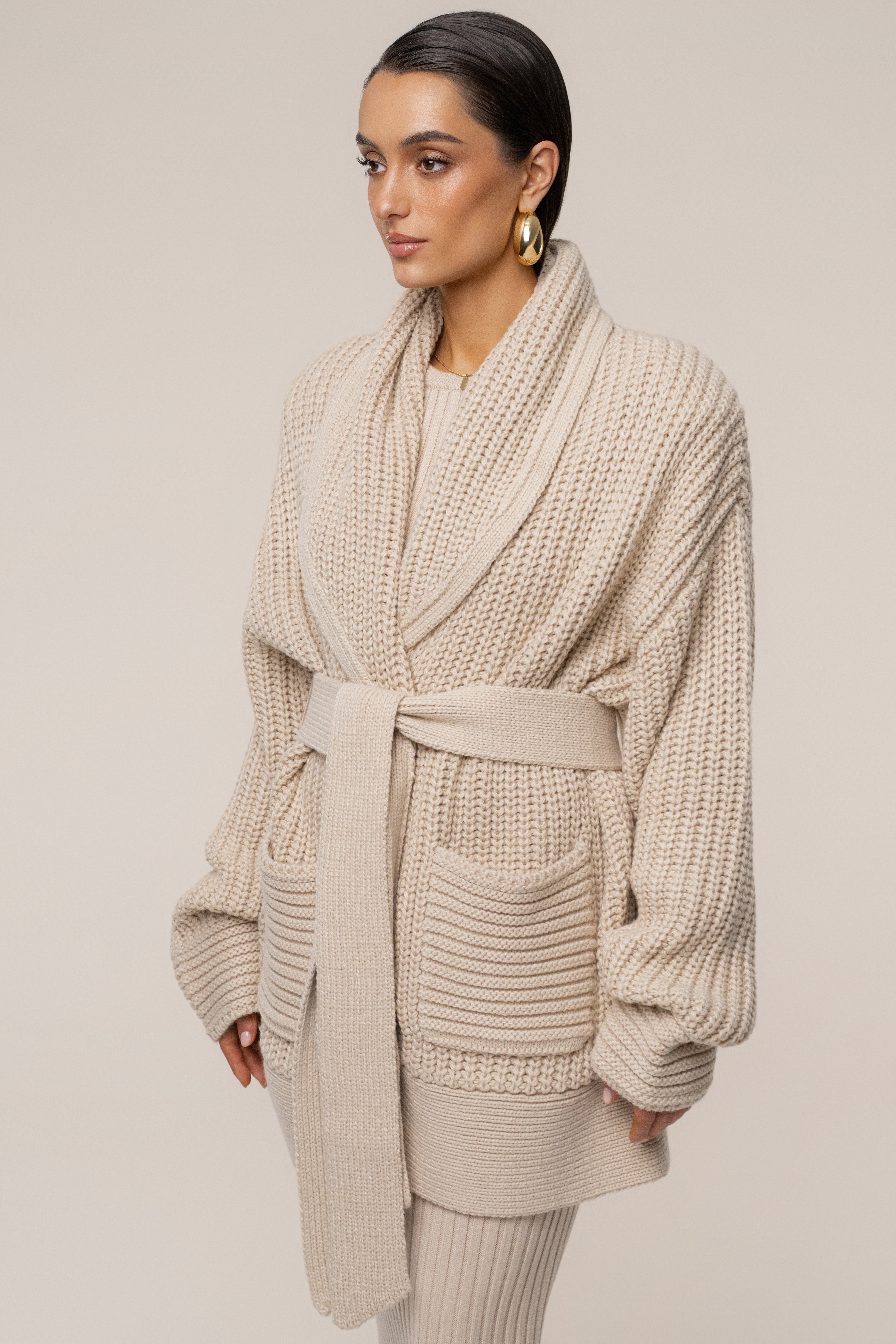 Stone Hazel Knit Cardigan