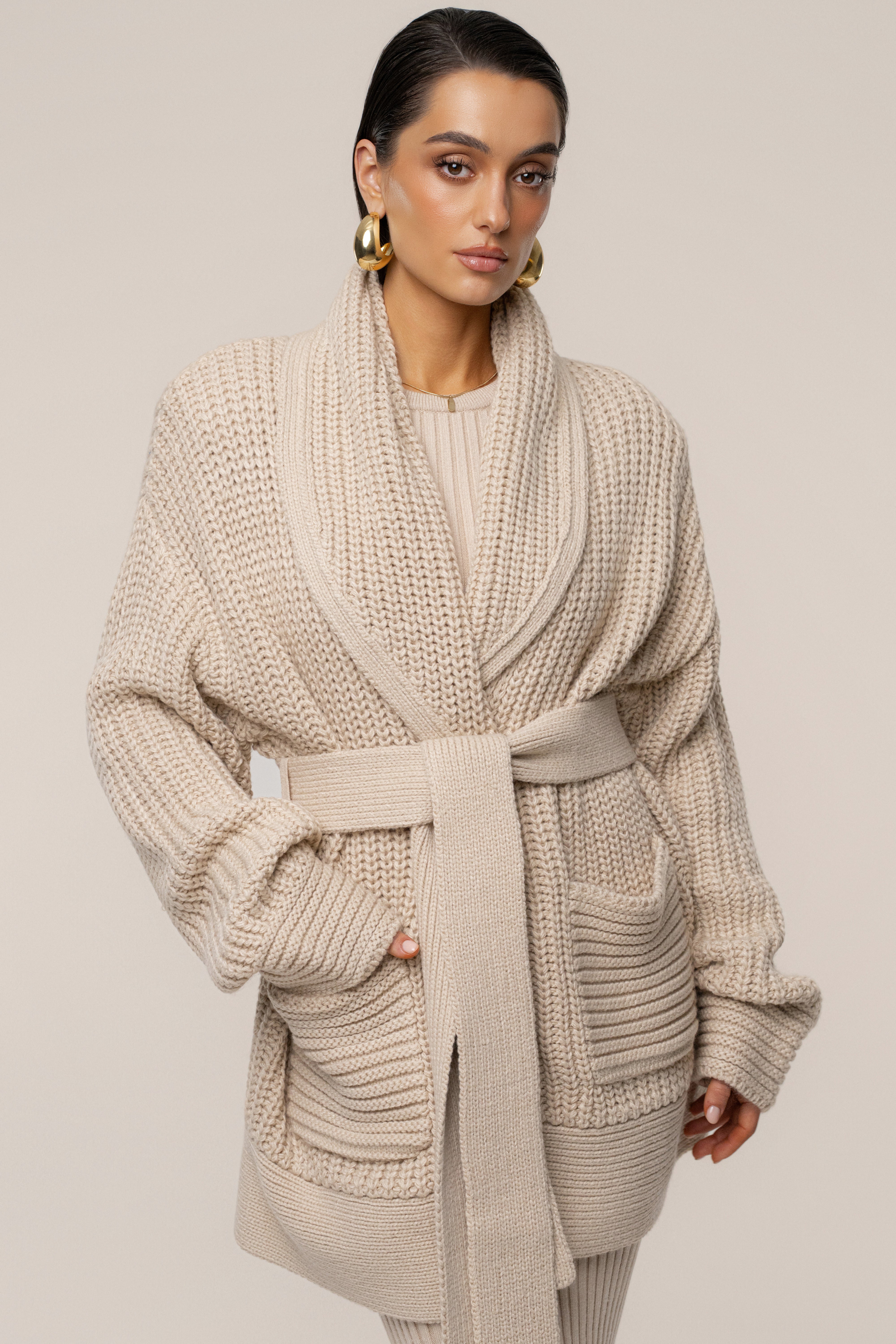 Stone Hazel Knit Cardigan