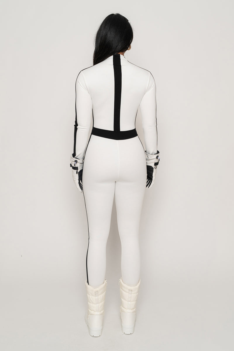 Ivory Off Limits Zipper Jumpsuit