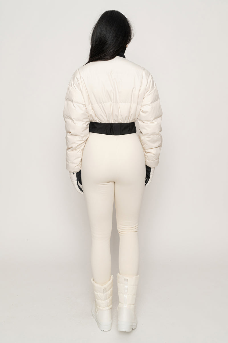 Ivory In Motion Nylon Jumpsuit