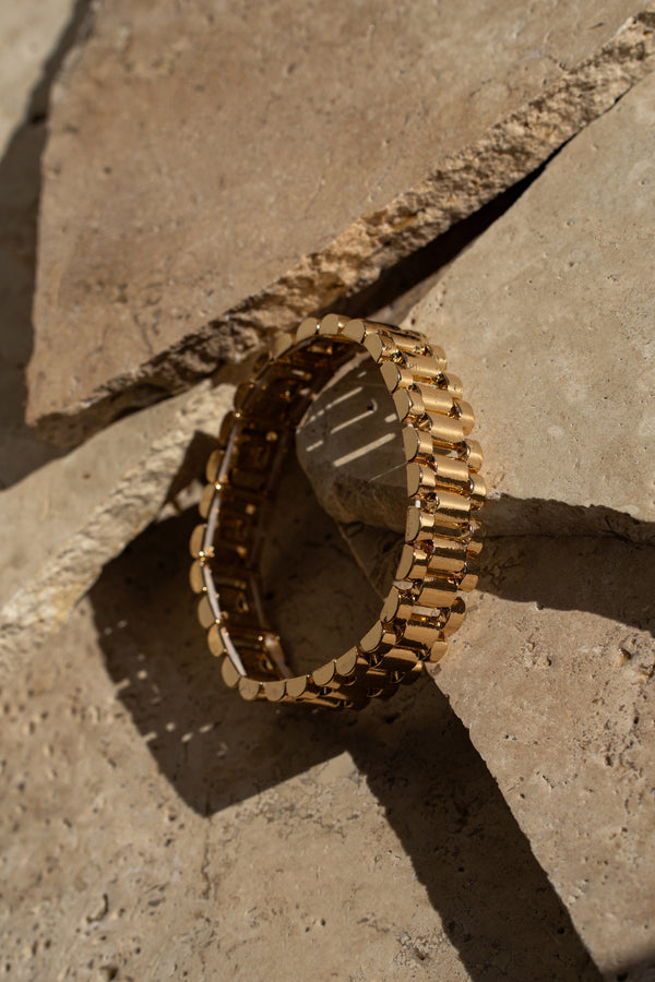 Gold Crista Chain Bracelet - JLUXLABEL