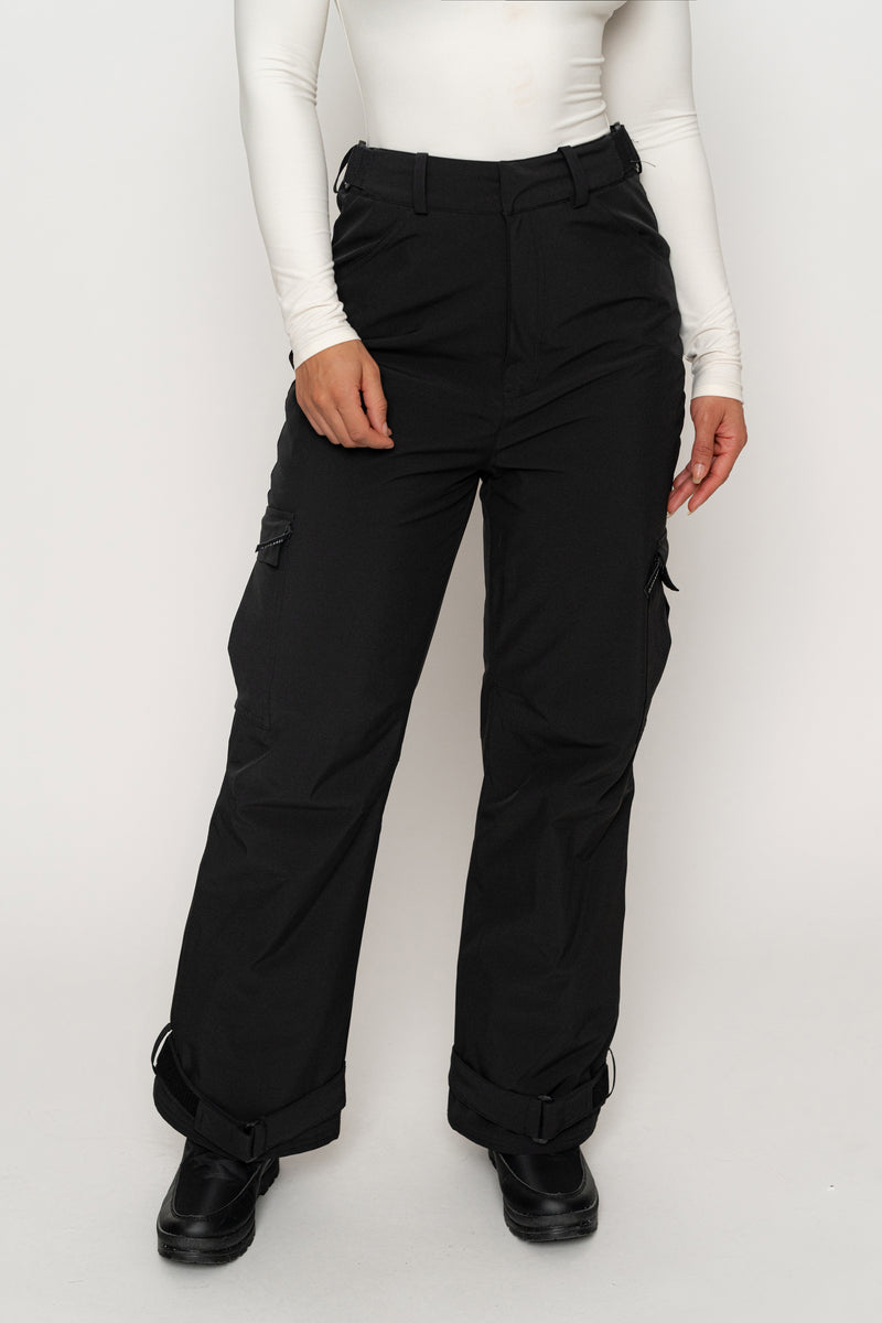 Black Snowfall Ski Pants