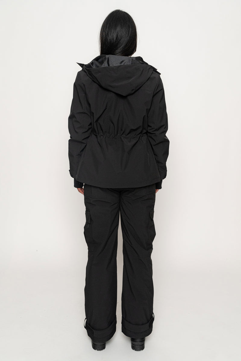 Black Polar Puffer Jacket