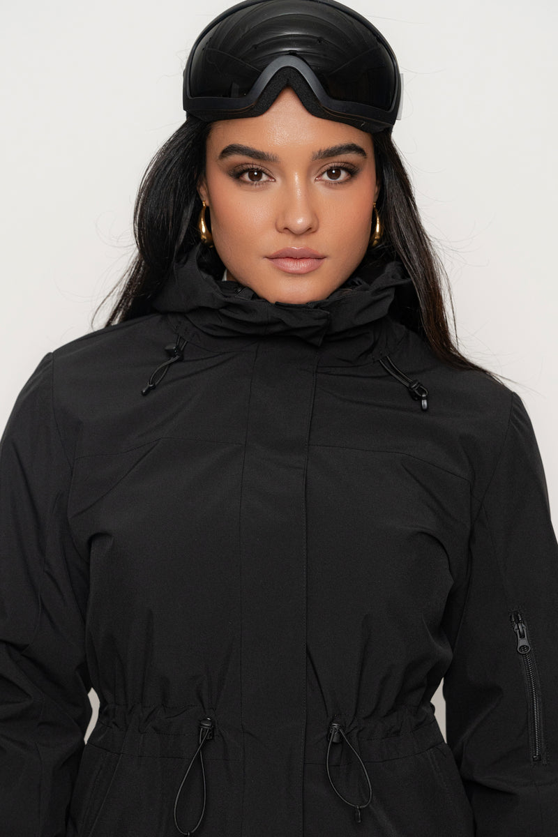 Black Polar Puffer Jacket