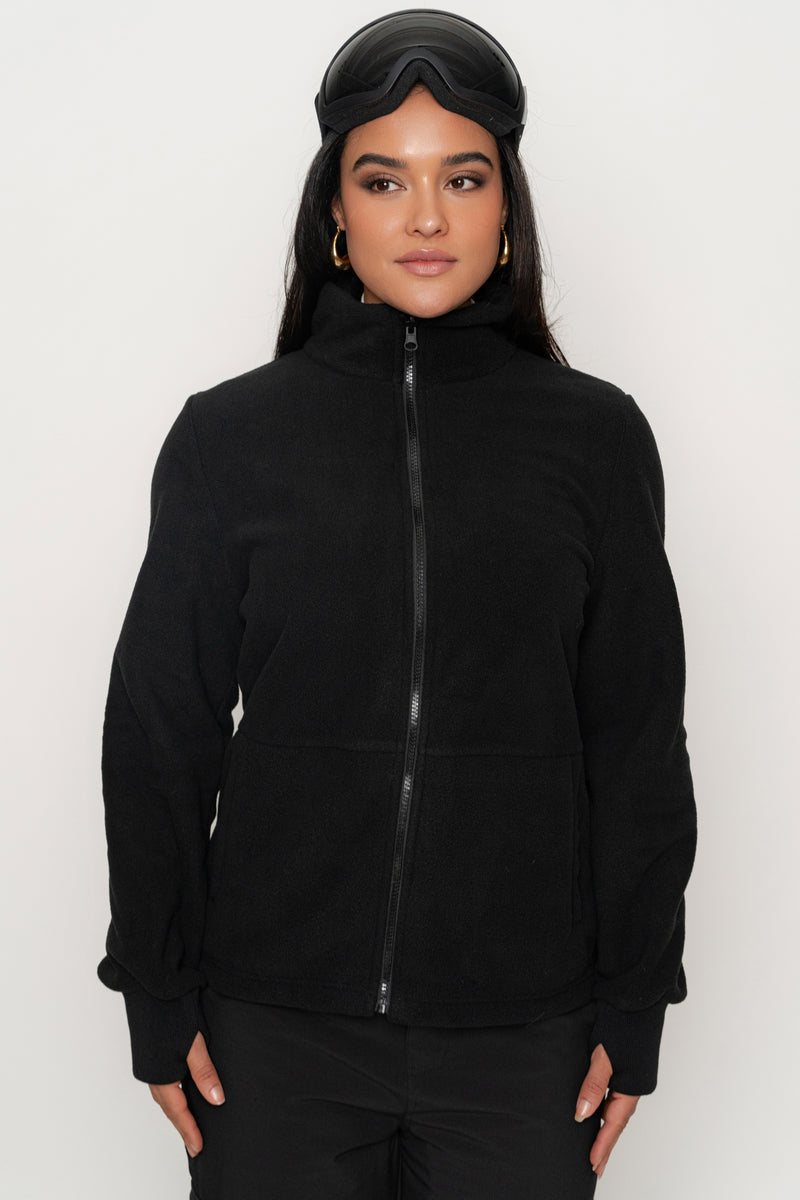 Black Polar Puffer Jacket