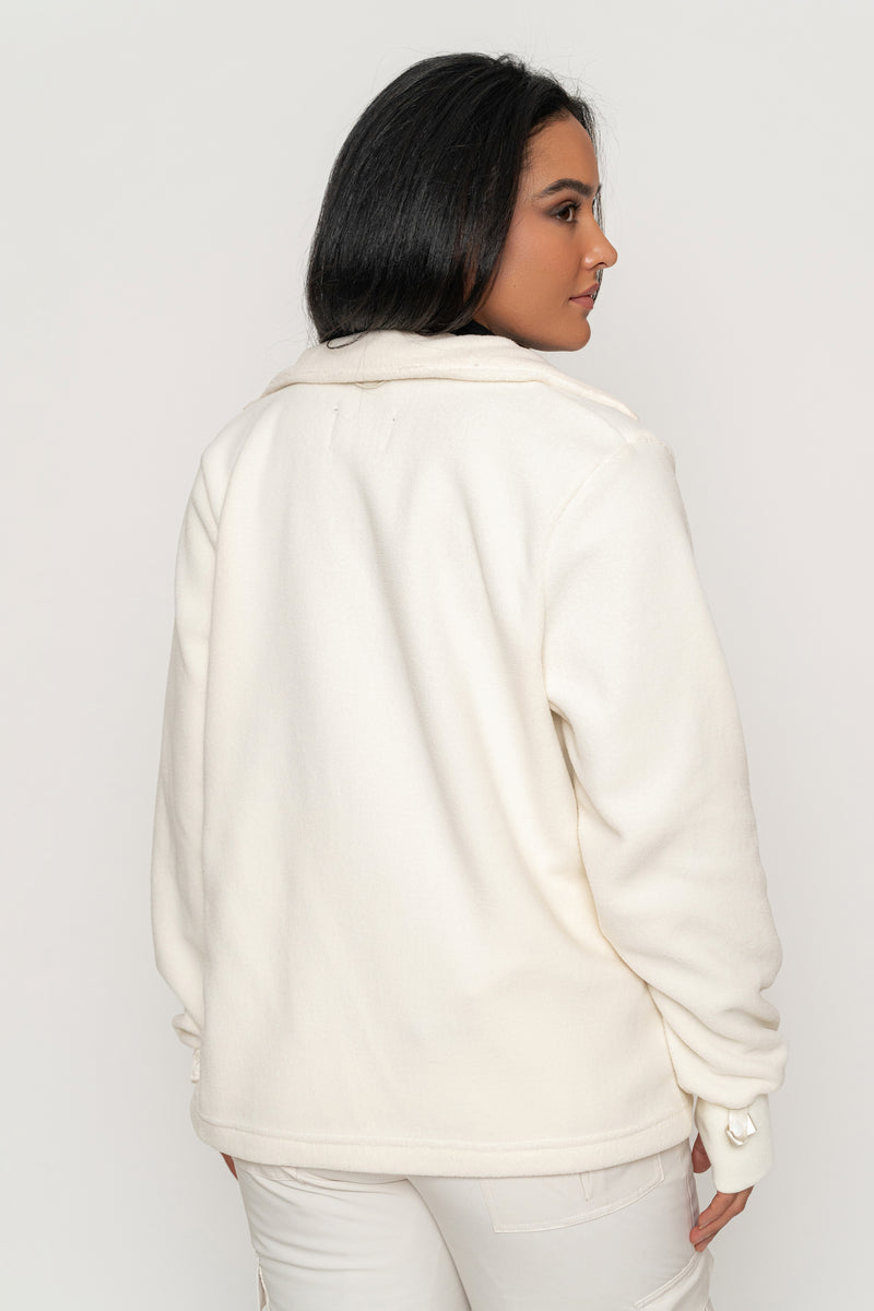 Ivory Polar Puffer Jacket