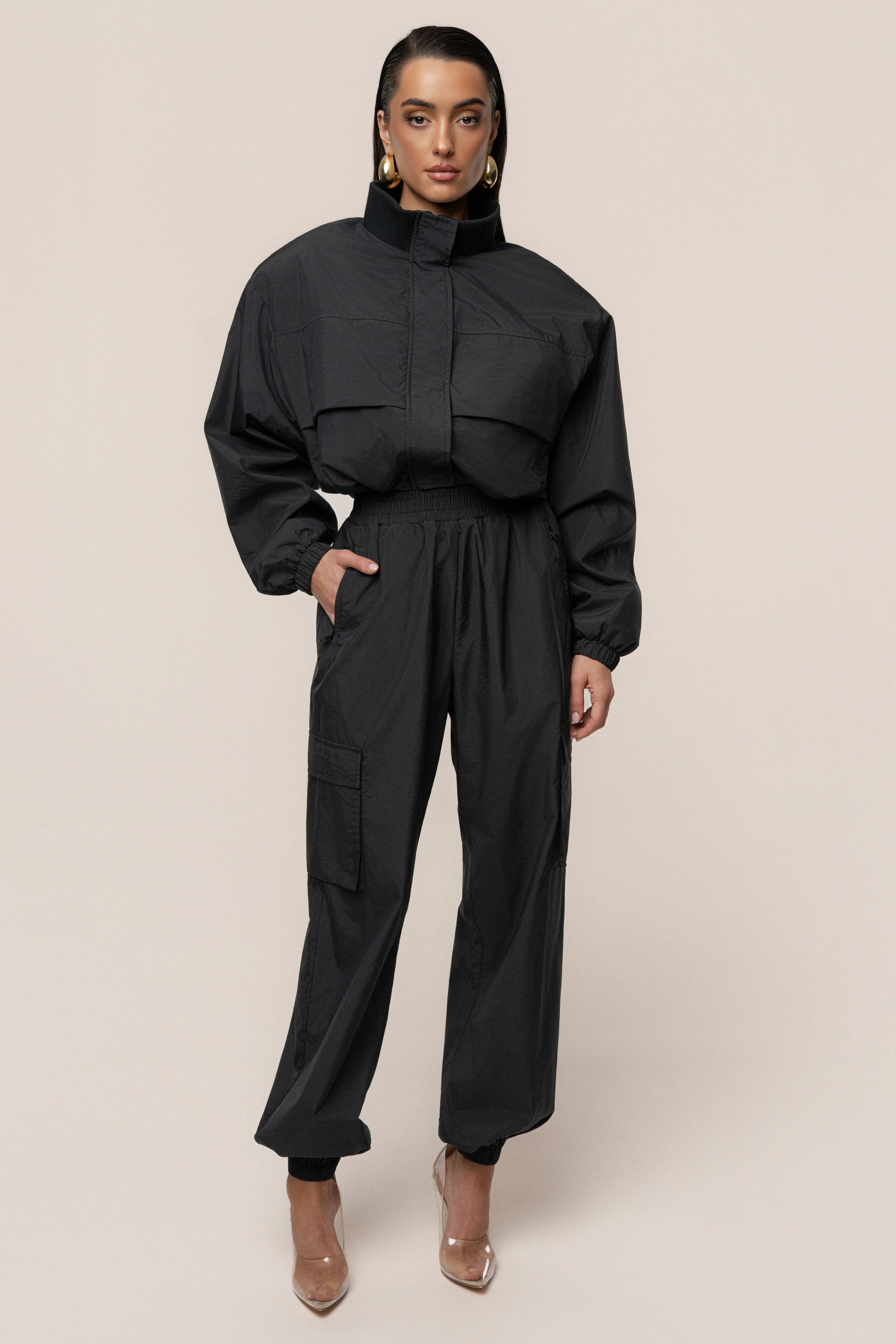 Black Endure Jogger - JLUXLABEL