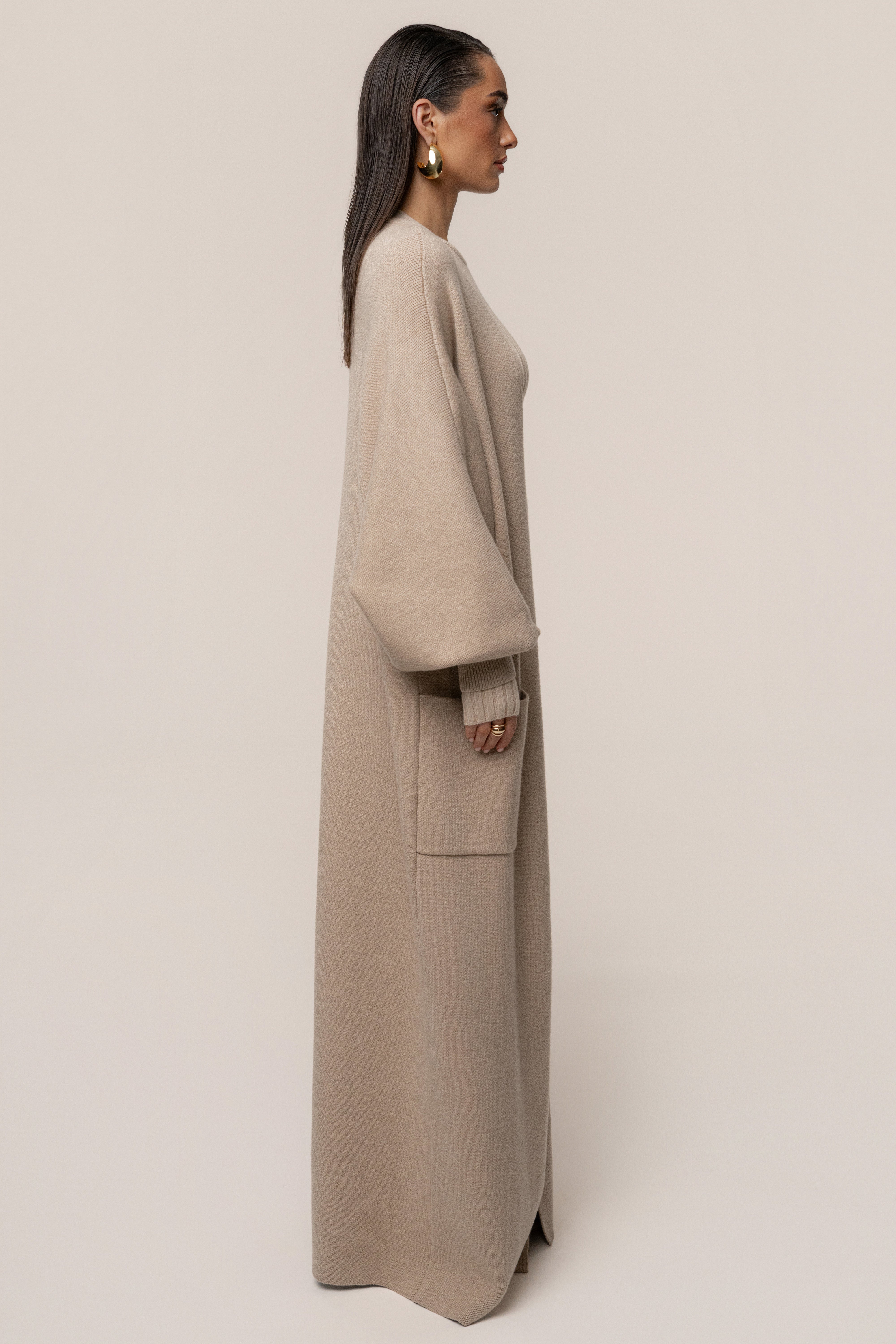 Beige Soft Embrace Cardigan