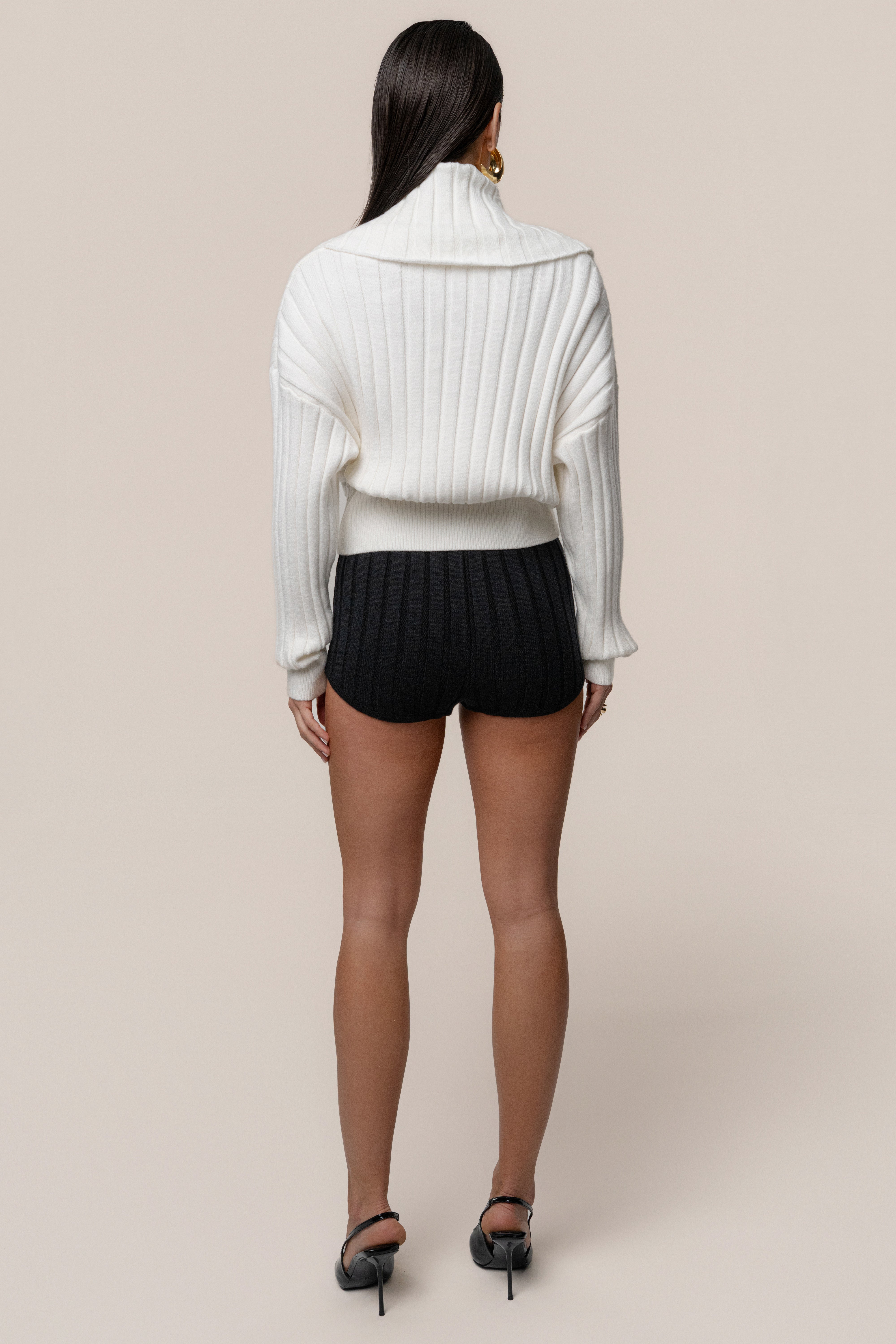 Ivory Ease Forward Knit Top