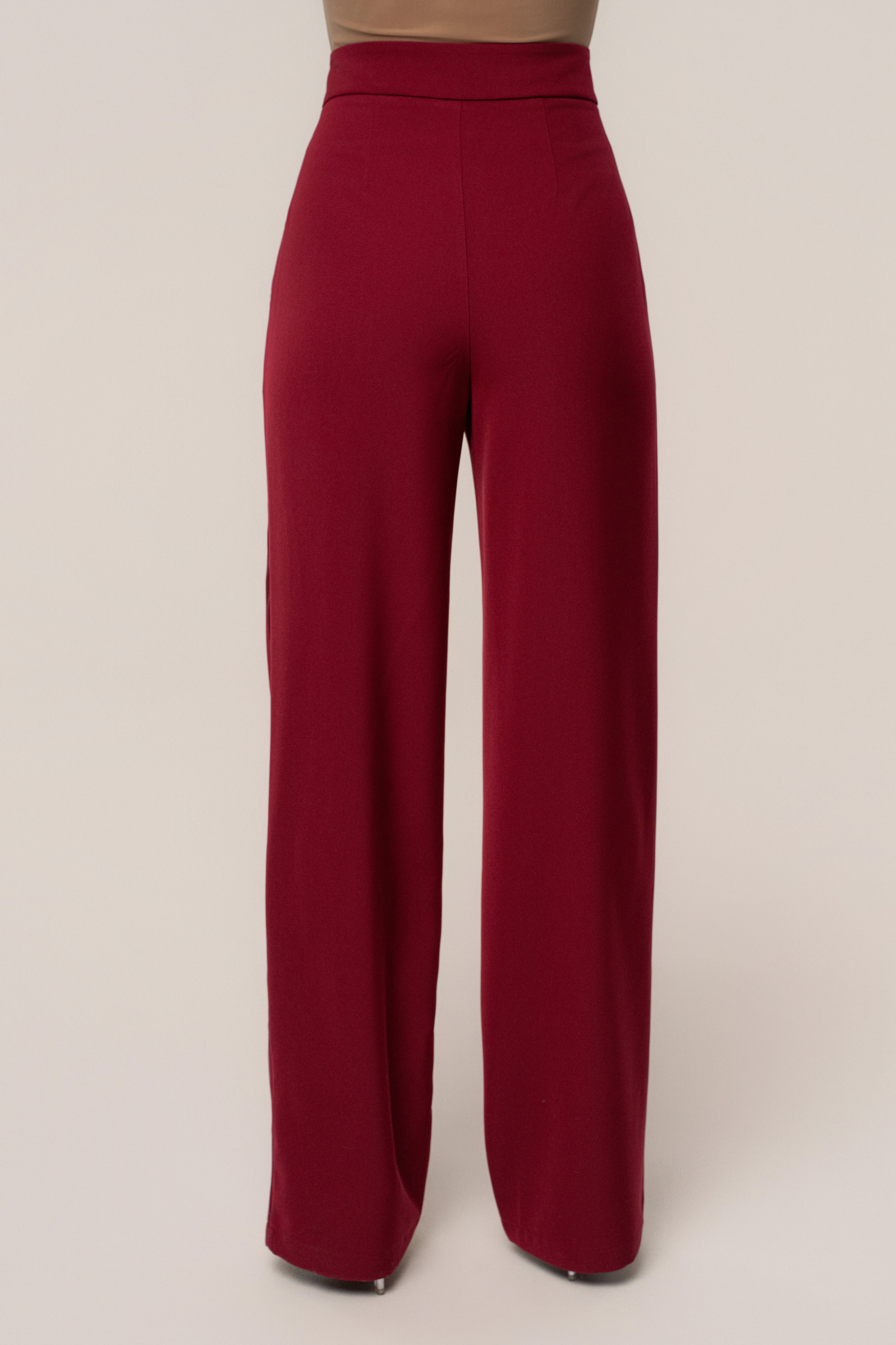 Burgundy Suite Life Woven Pant