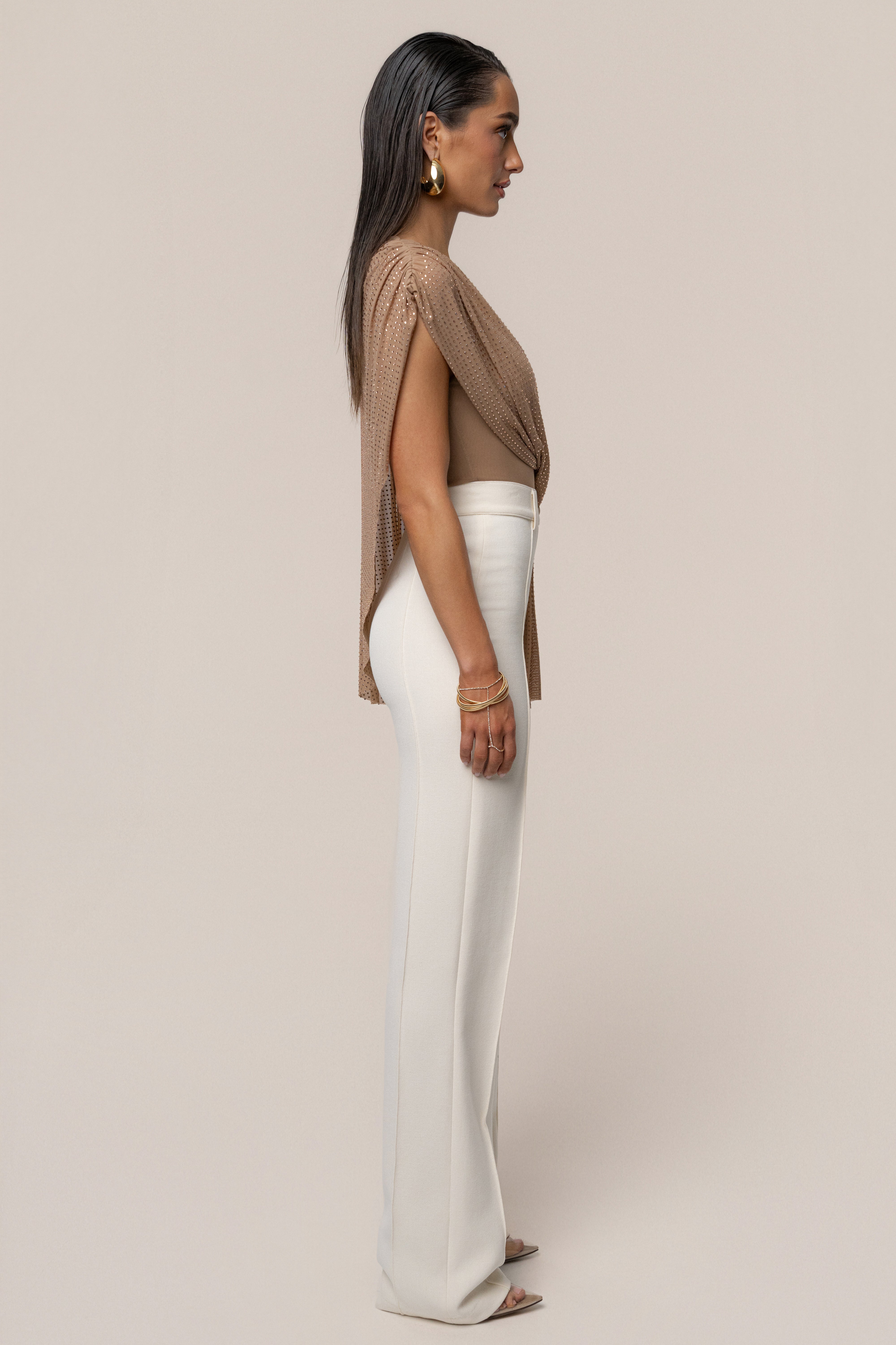 Pecan Draped Dreams Hot Fix Top