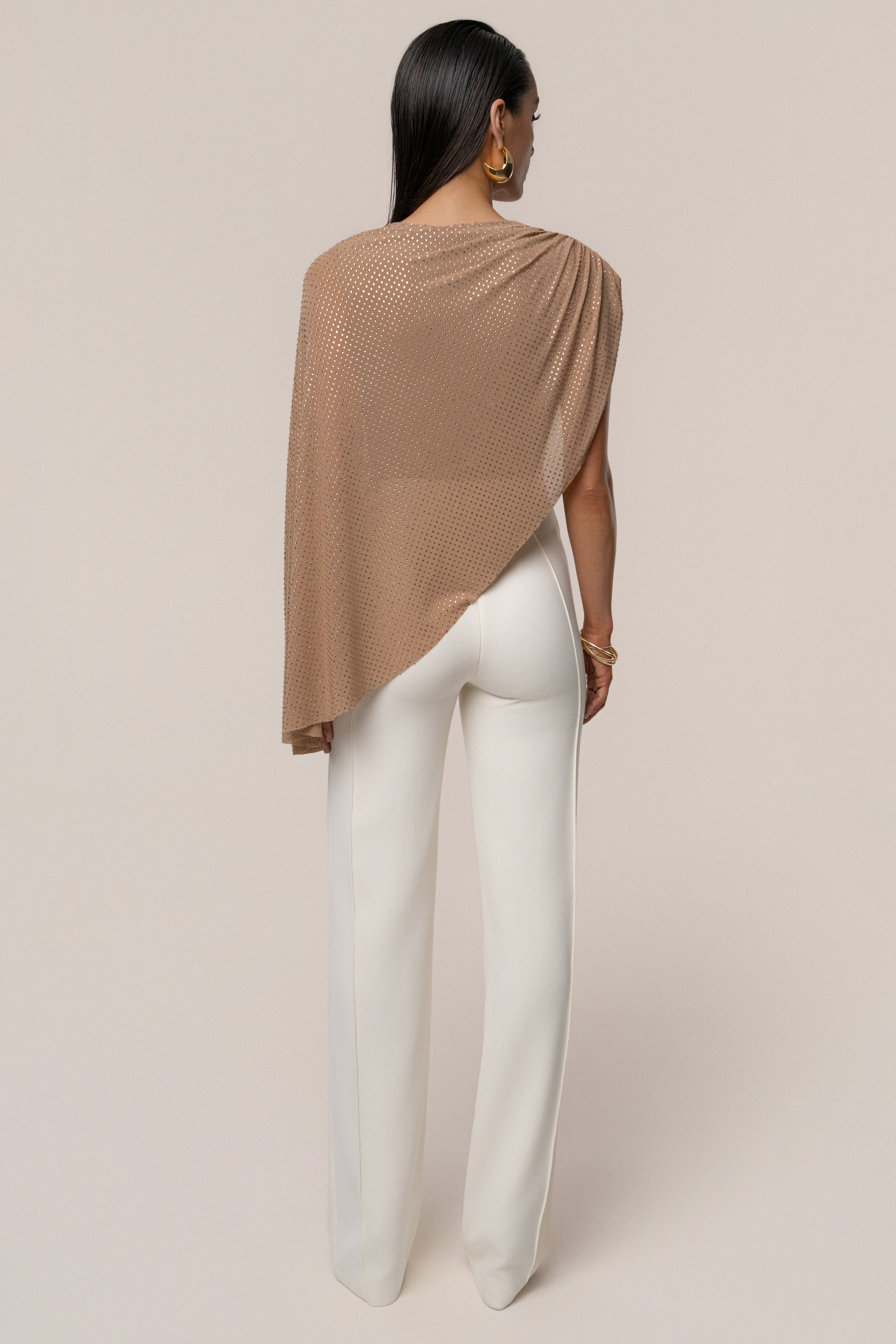 Pecan Draped Dreams Hot Fix Top