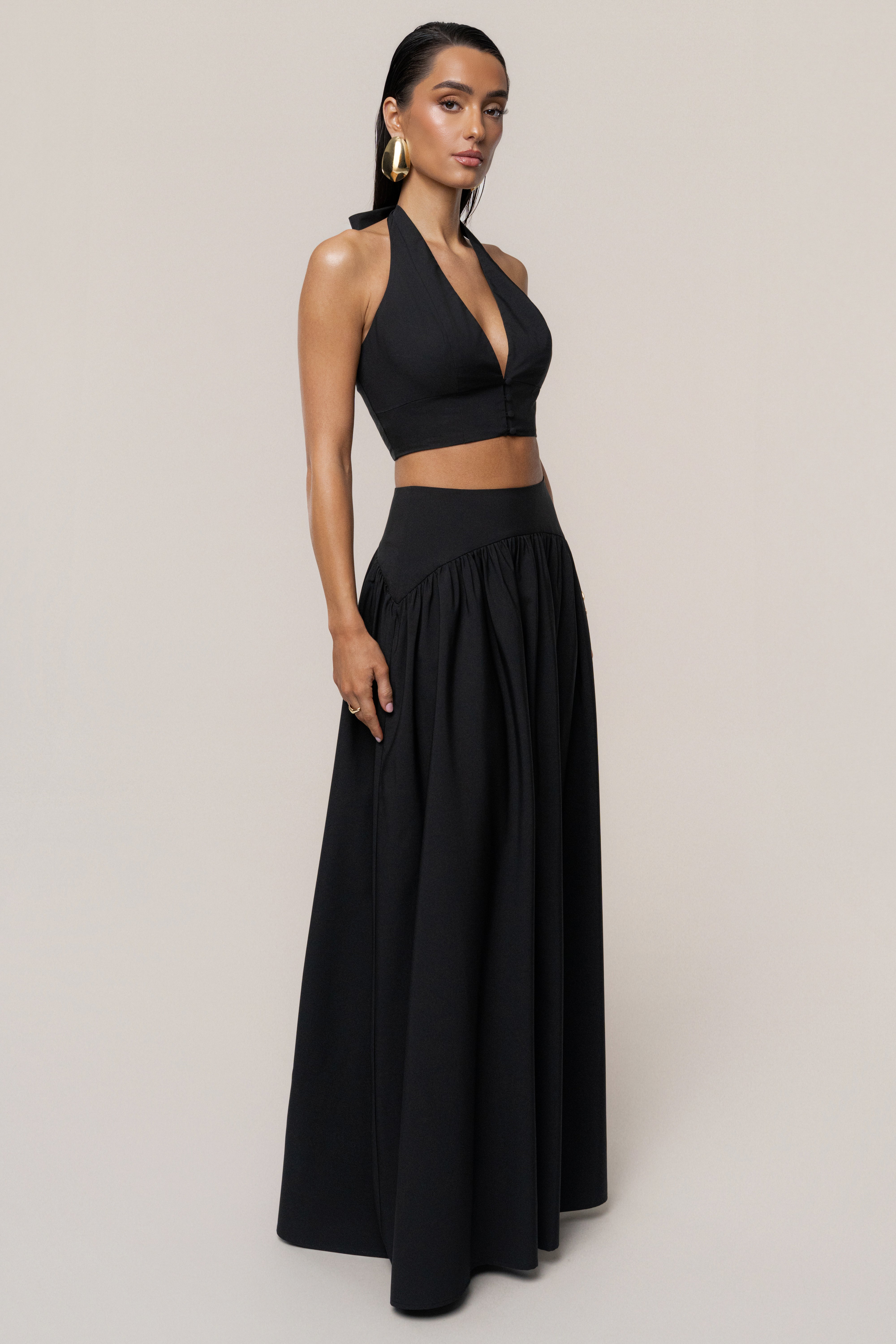 Black Haven Skirt Set - JLUXLABEL