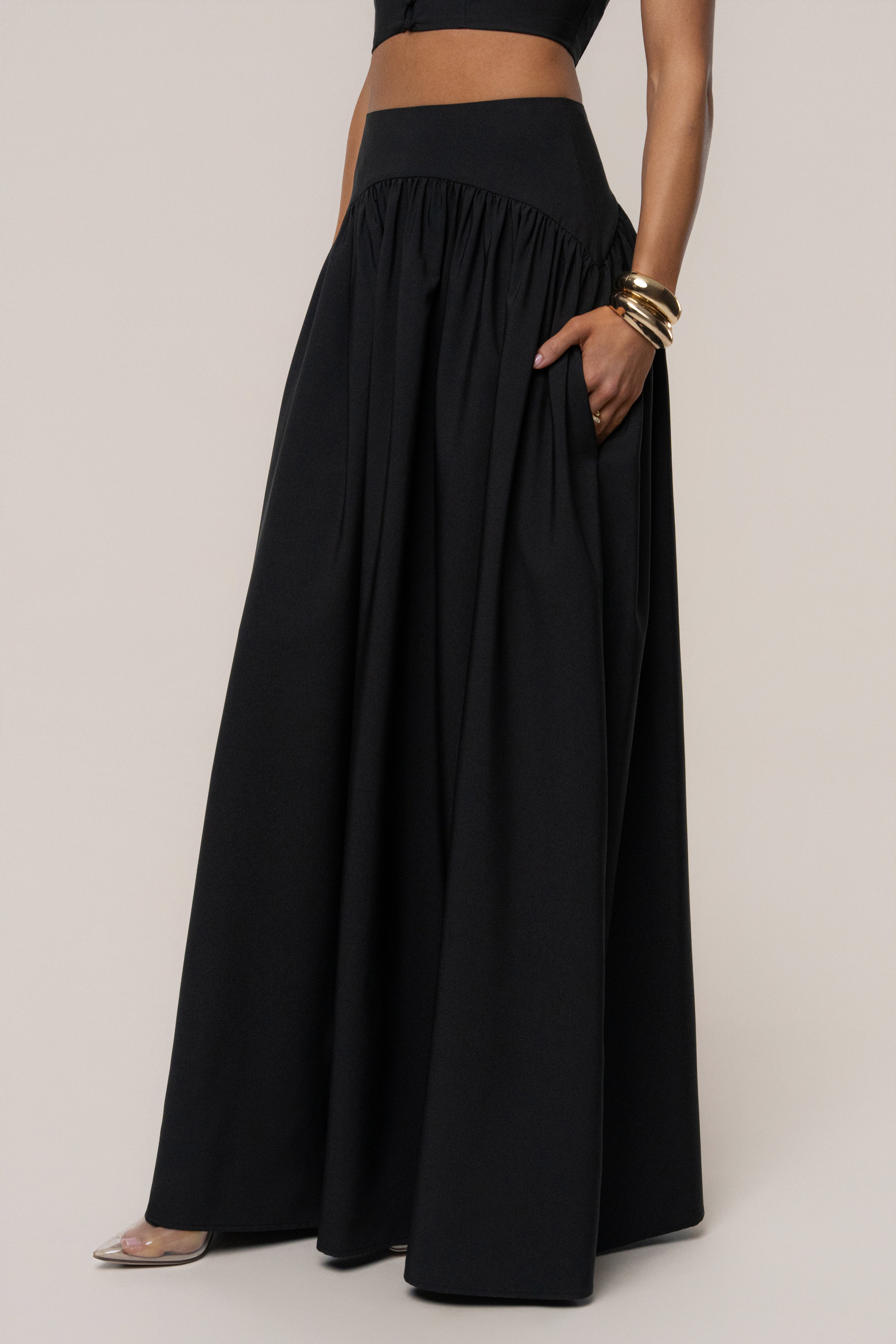 Black Haven Skirt Set - JLUXLABEL