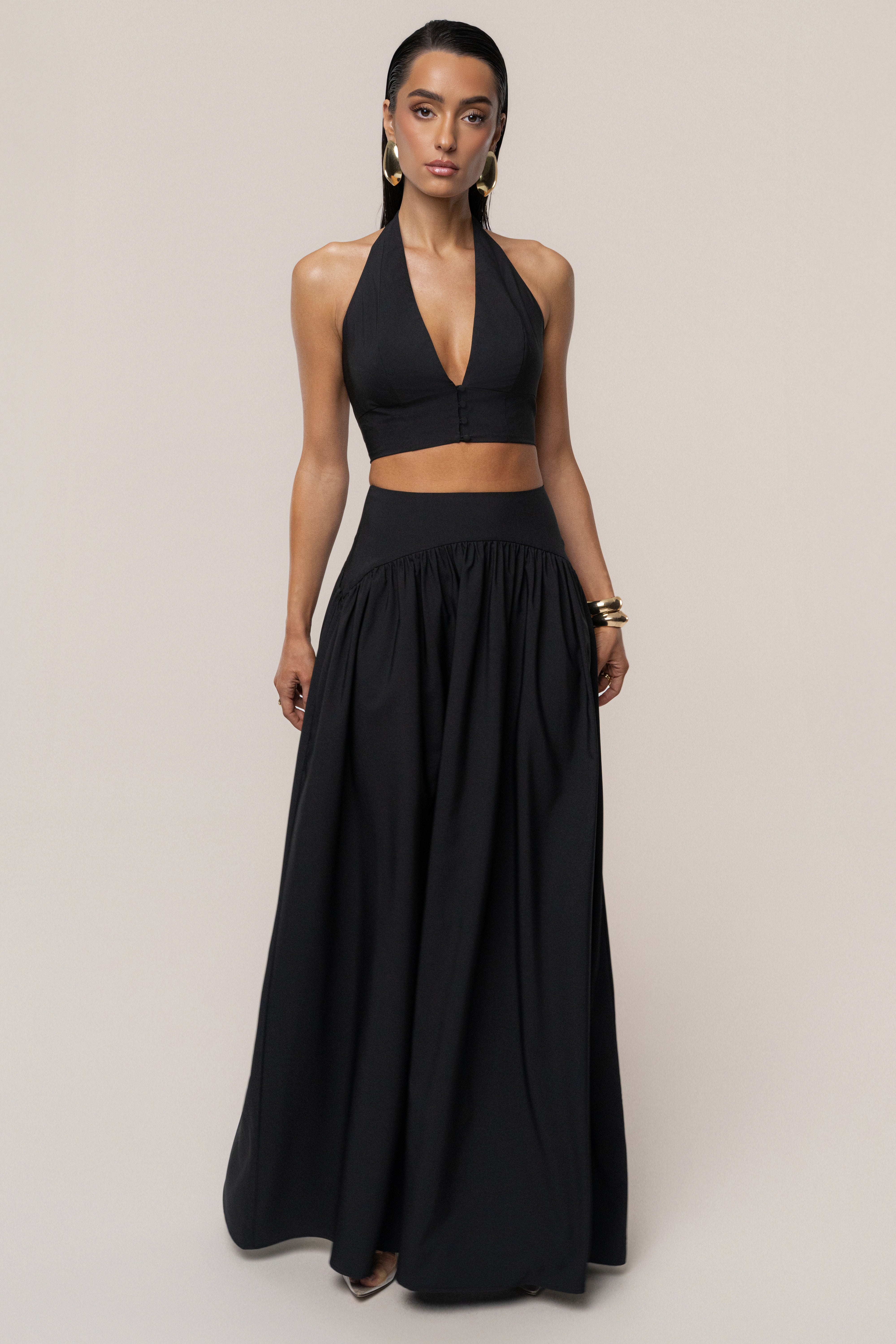 Black Haven Skirt Set - JLUXLABEL