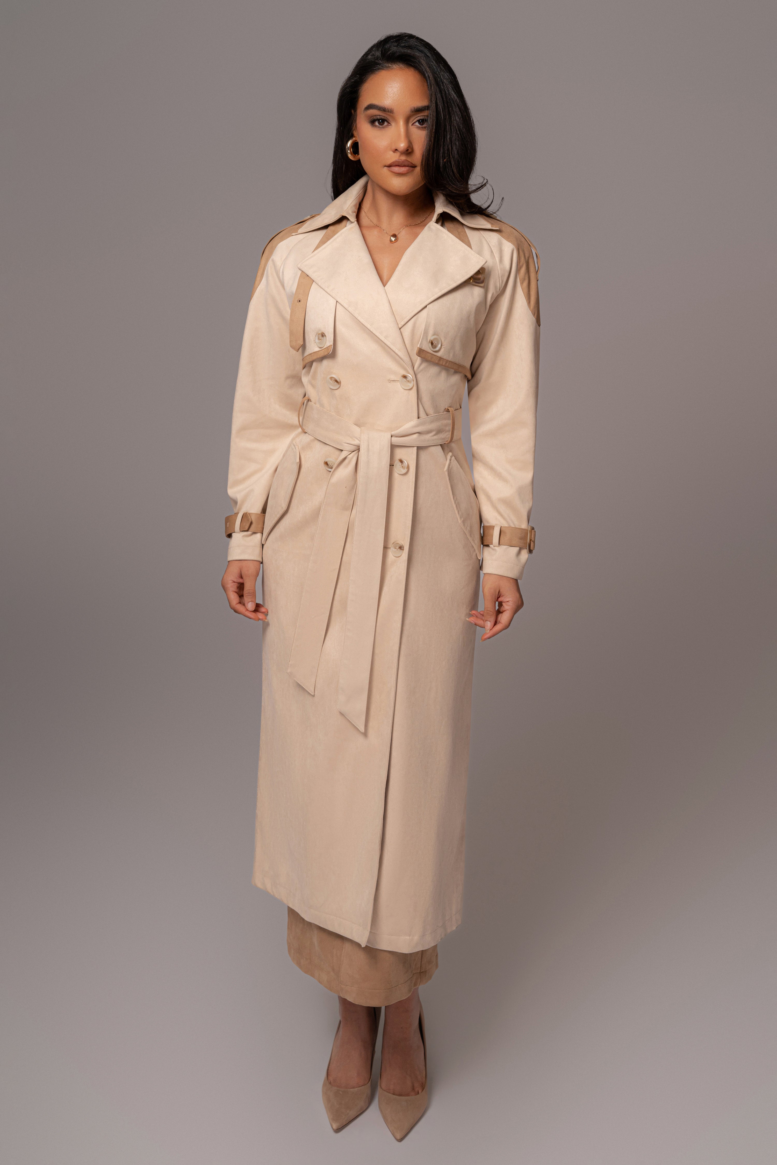 Tan Elite Suede Coat