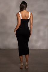 Black Donna Knit Dress - JLUXLABEL