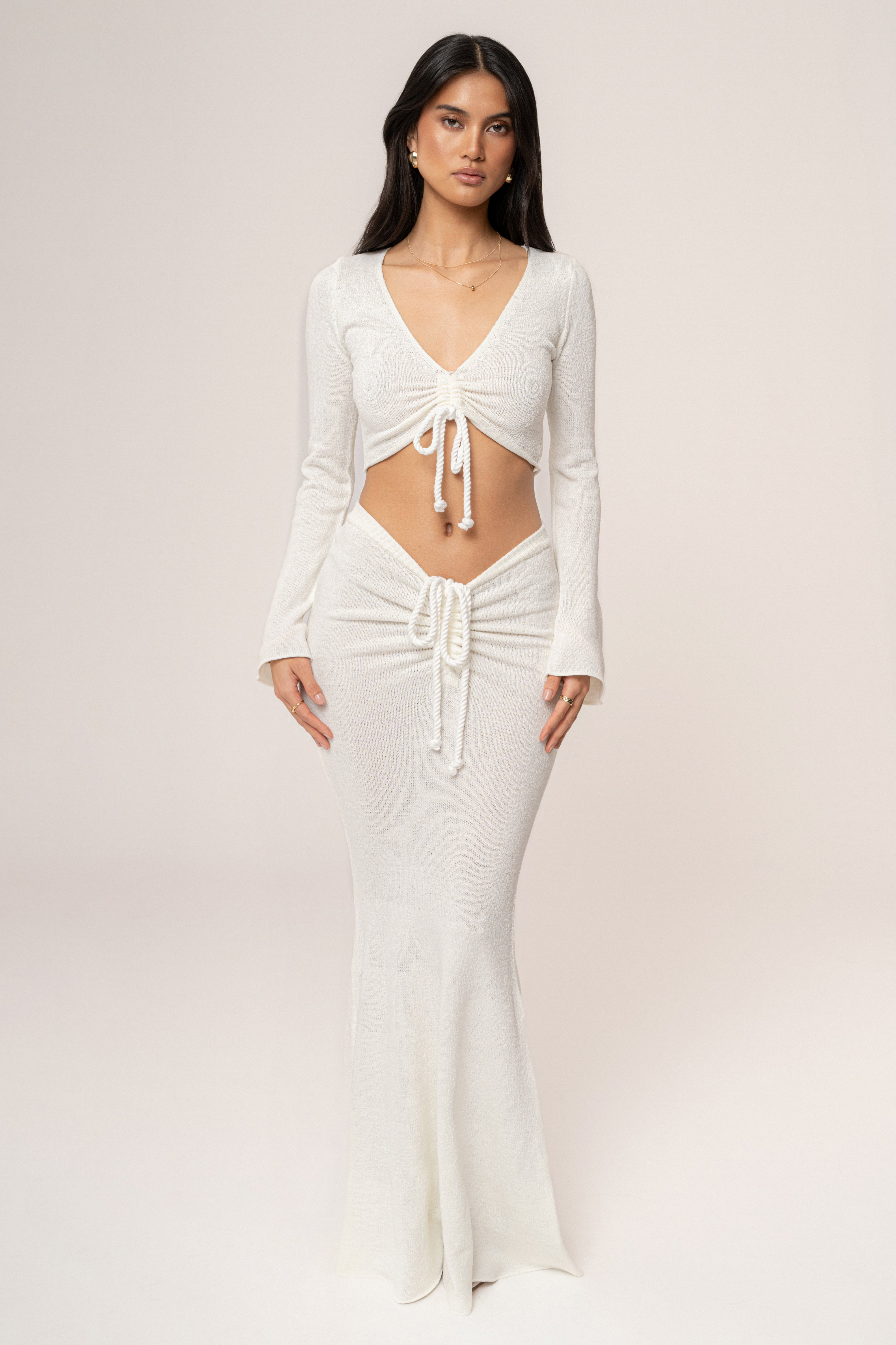 Ivory Resort Two-Piece Skirt Set Ivory Resort Two-Piece Skirt Set