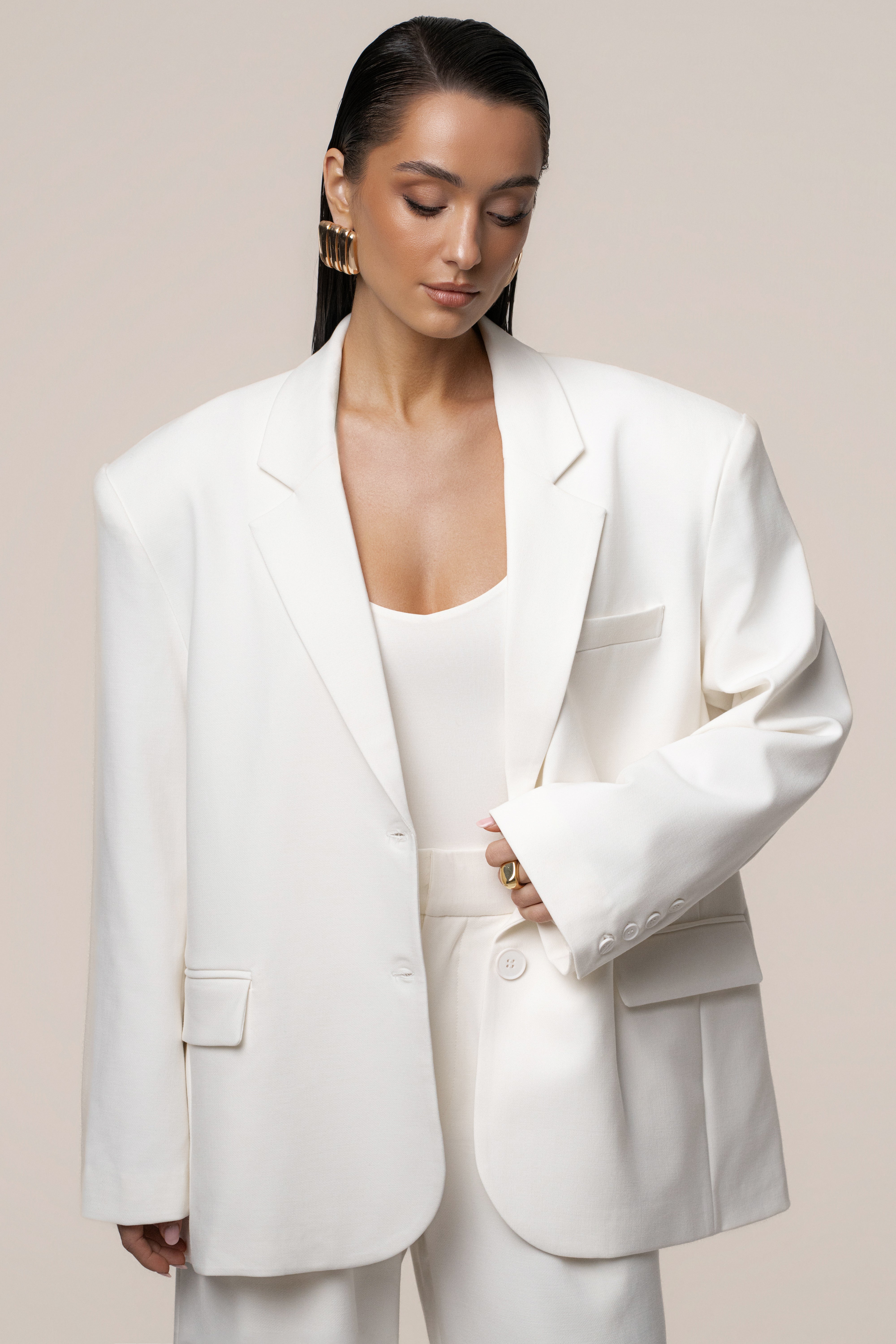Ivory Core Standard Blazer - JLUXLABEL