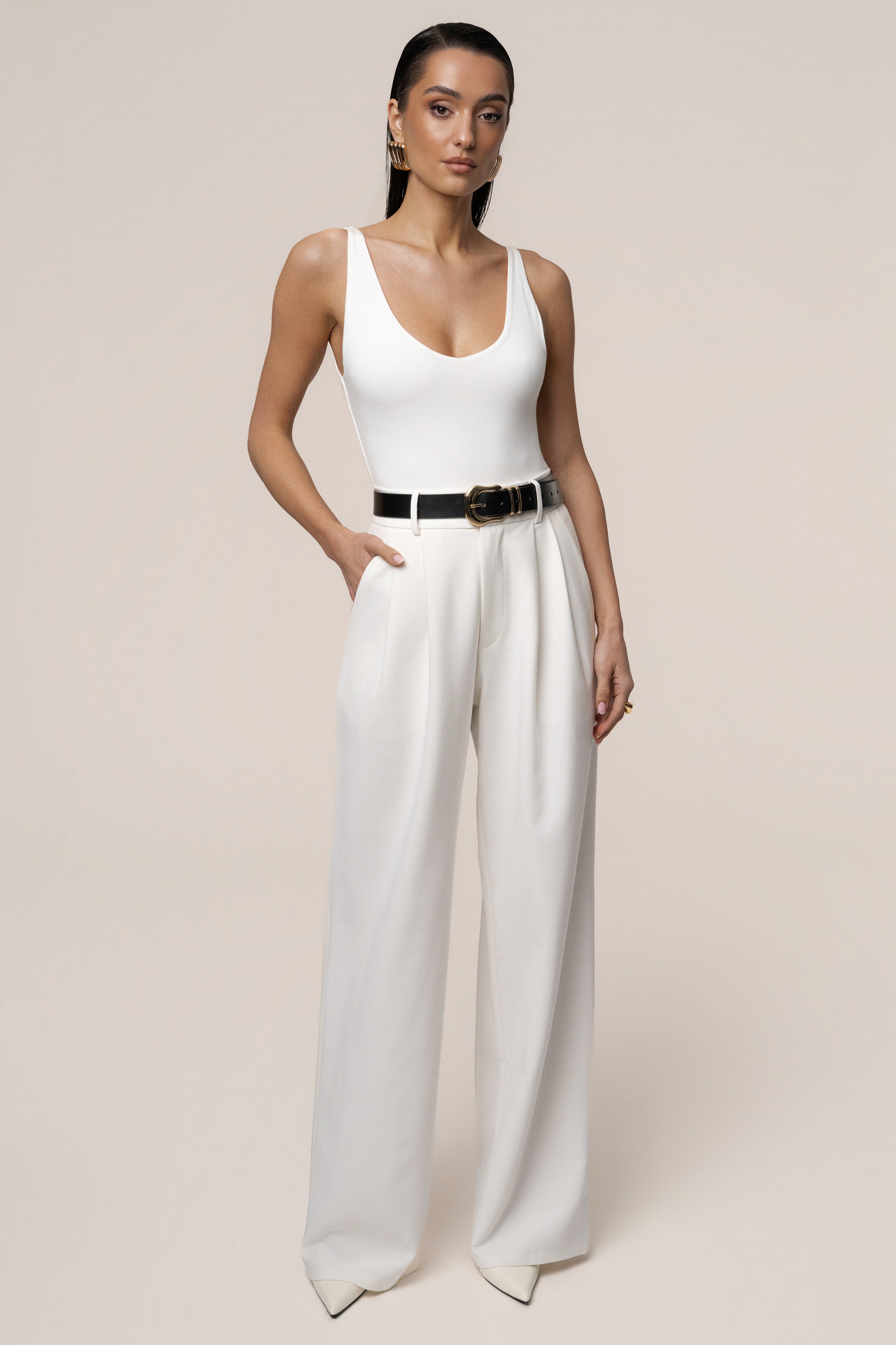 Black Dahlia Buckle Belt - JLUXLABEL