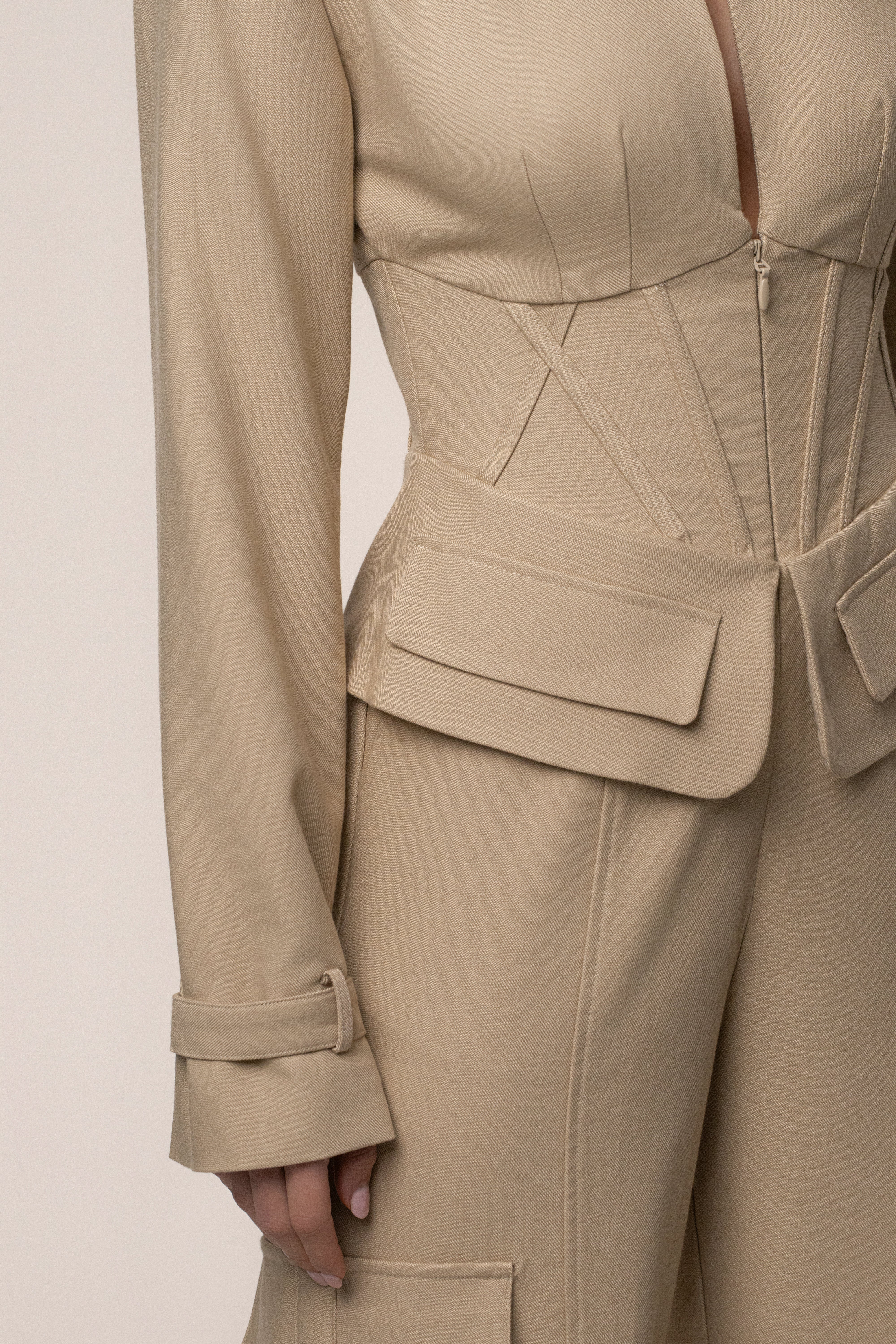 Stone Day Off Cargo Jumpsuit - JLUXLABEL