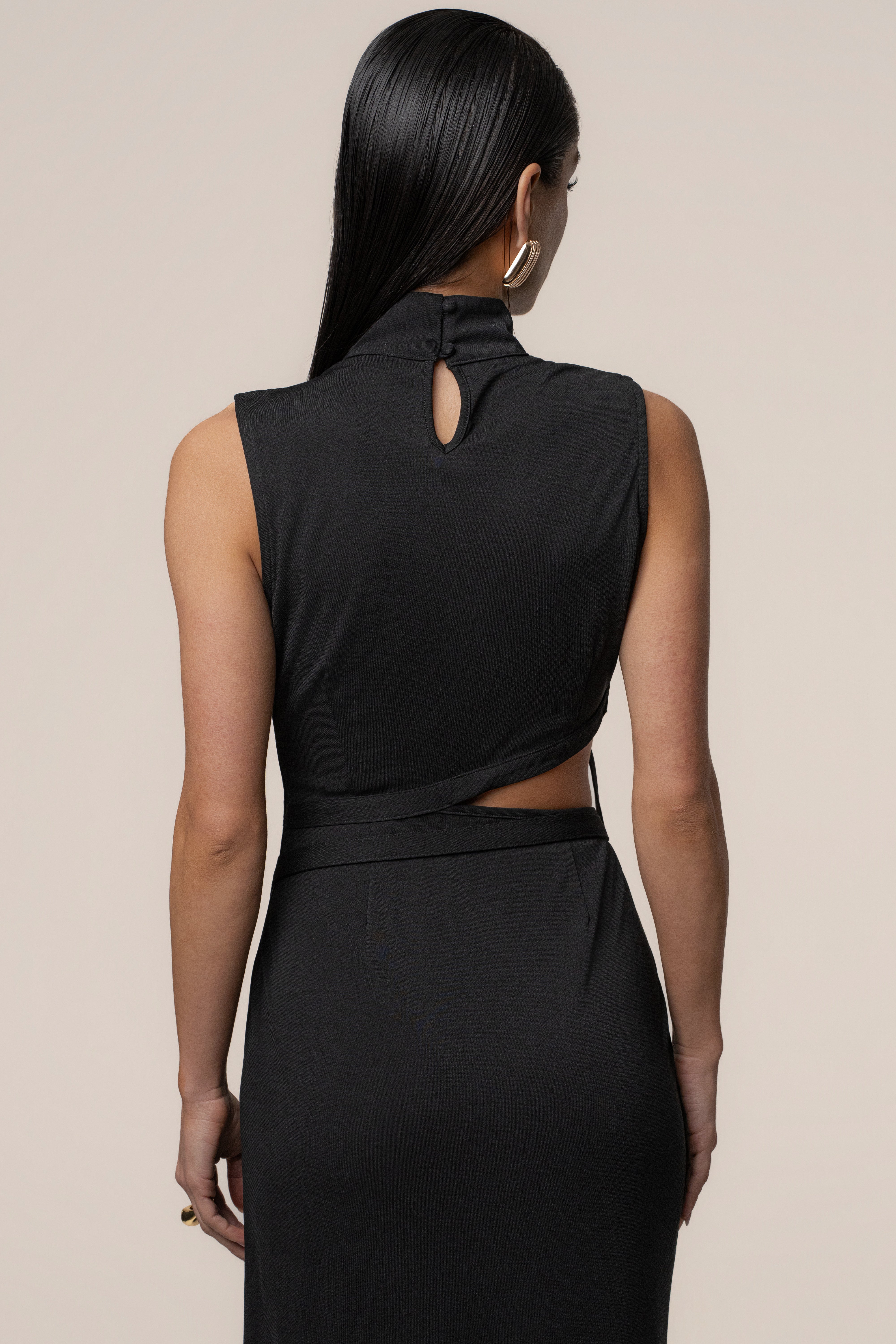 Black Behind The Scenes Dress - JLUXLABEL