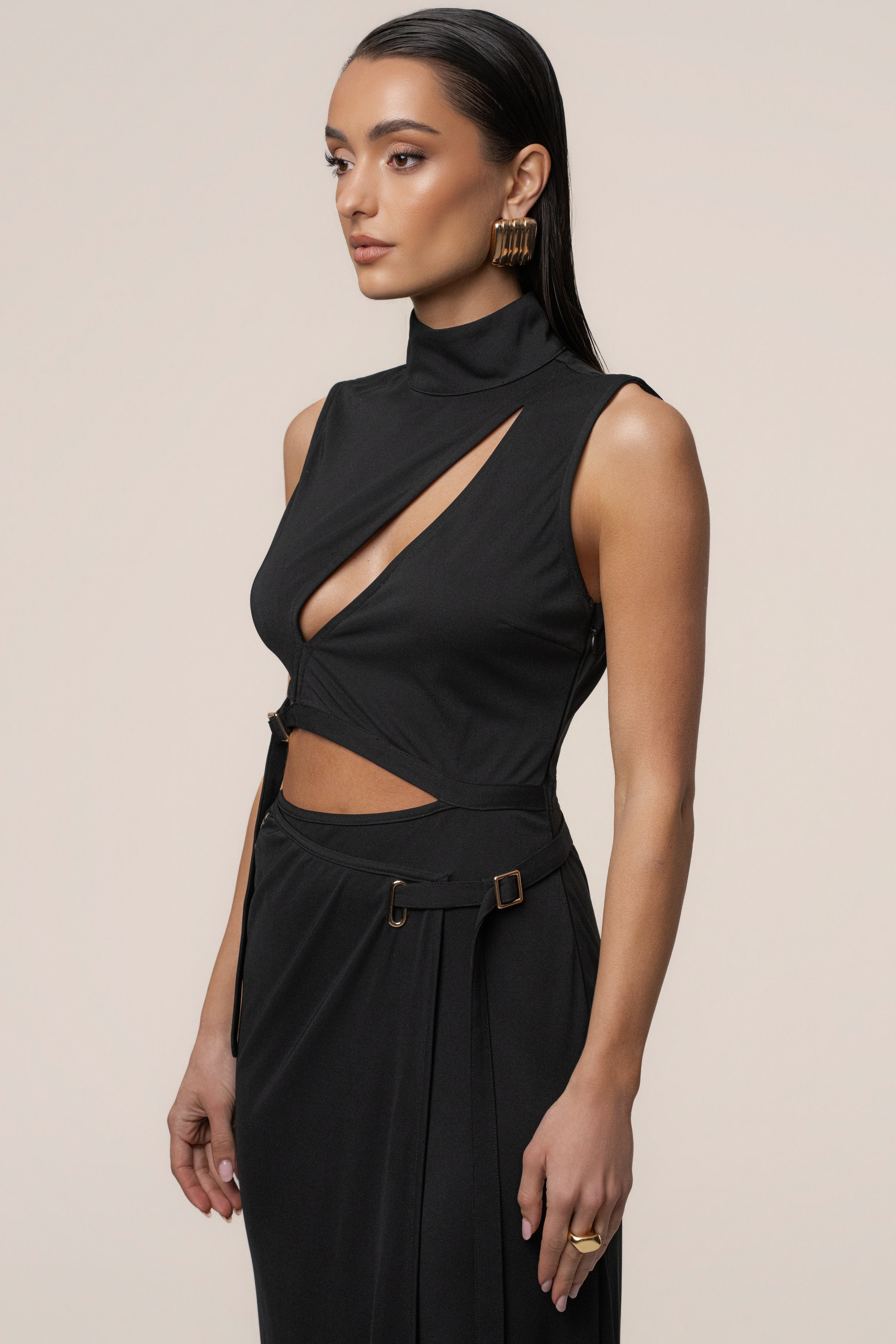 Black Behind The Scenes Dress - JLUXLABEL