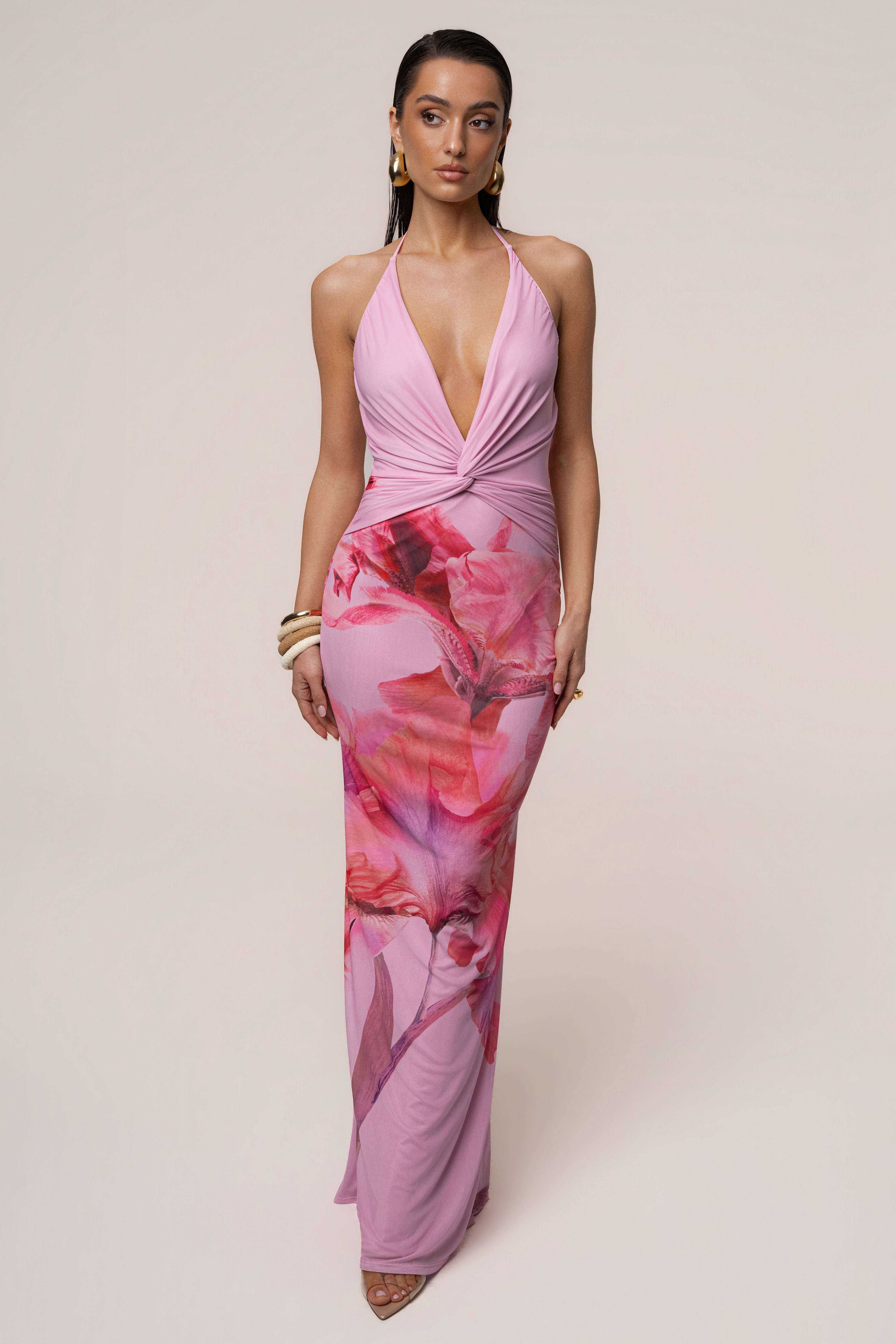 Jluxlabel Women's Coastal Bloom Maxi Dress